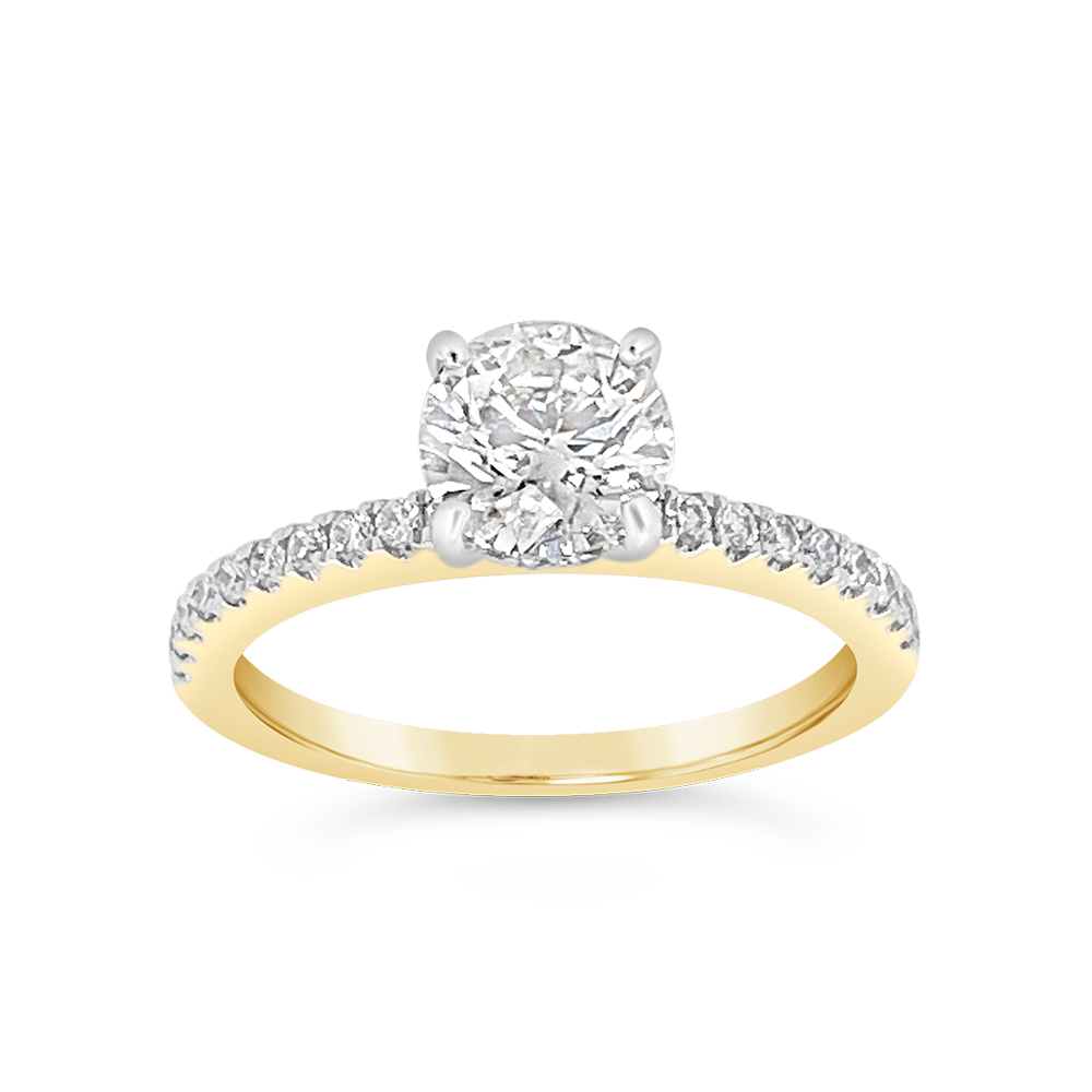 Yes By Martin Binder Classic Round Diamond Engagement Ring (1.25 Ct. Tw.)