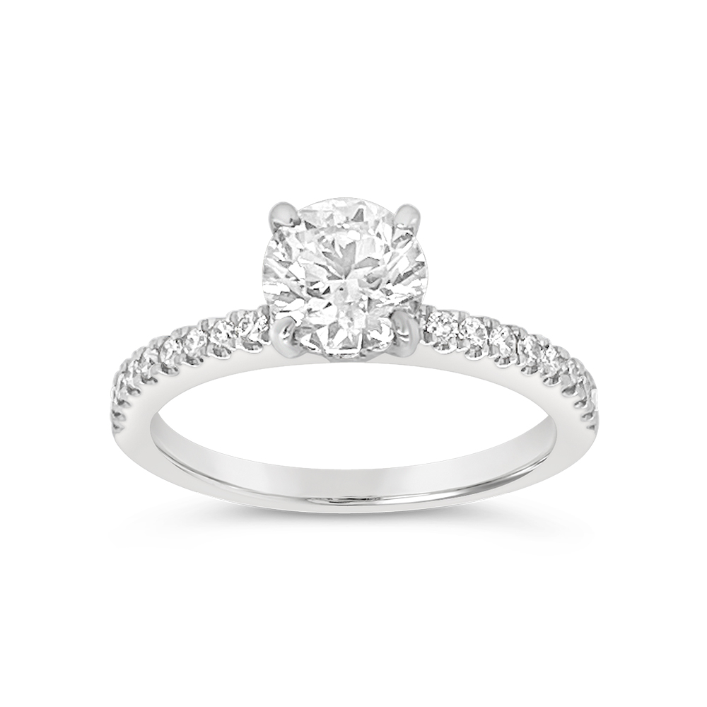 Yes By Martin Binder Classic Round Diamond Engagement Ring (1.25 Ct. Tw.)
