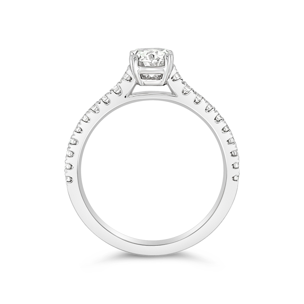 Yes By Martin Binder Oval Diamond Engagement Ring (1.19 Ct. Tw.)