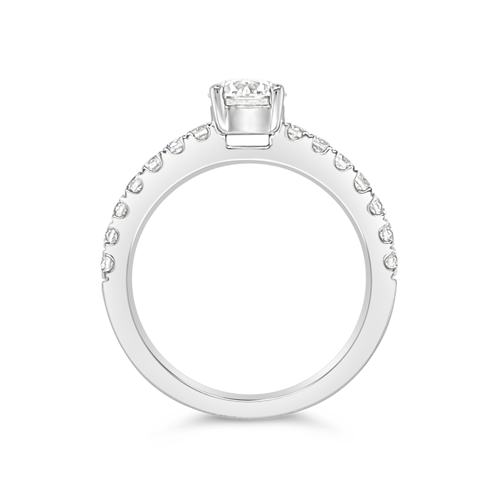 Yes By Martin Binder Round Diamond Engagement Ring (1.14 Ct. Tw.)
