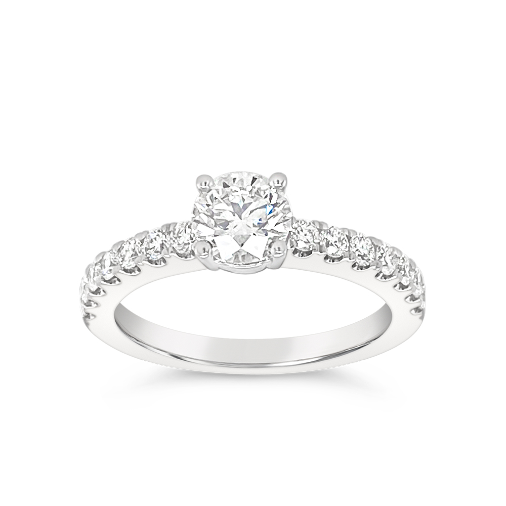 Yes By Martin Binder Round Diamond Engagement Ring (1.14 Ct. Tw.)