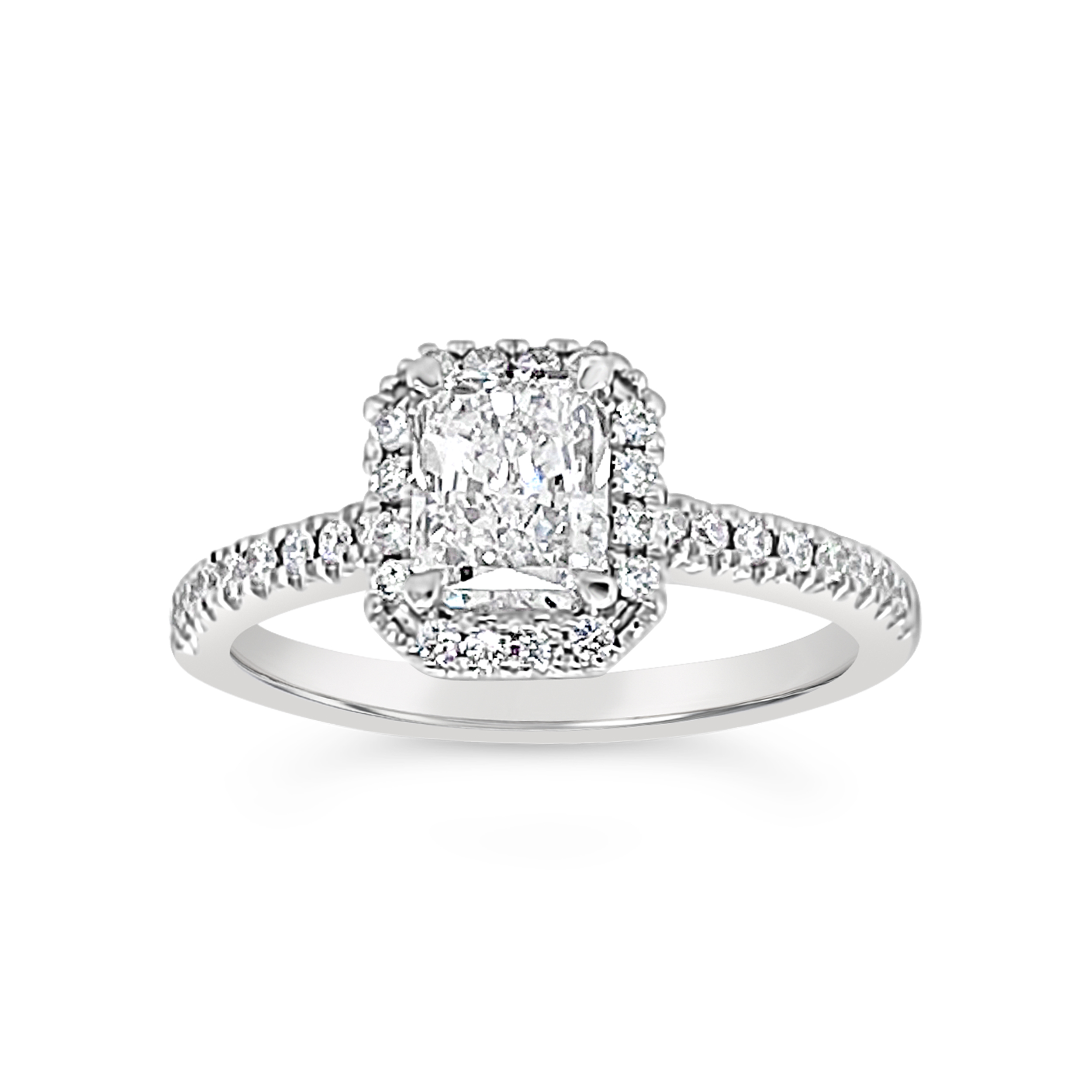 Yes By Martin Binder Radiant Diamond Engagement Ring (1.26 Ct. Tw.)