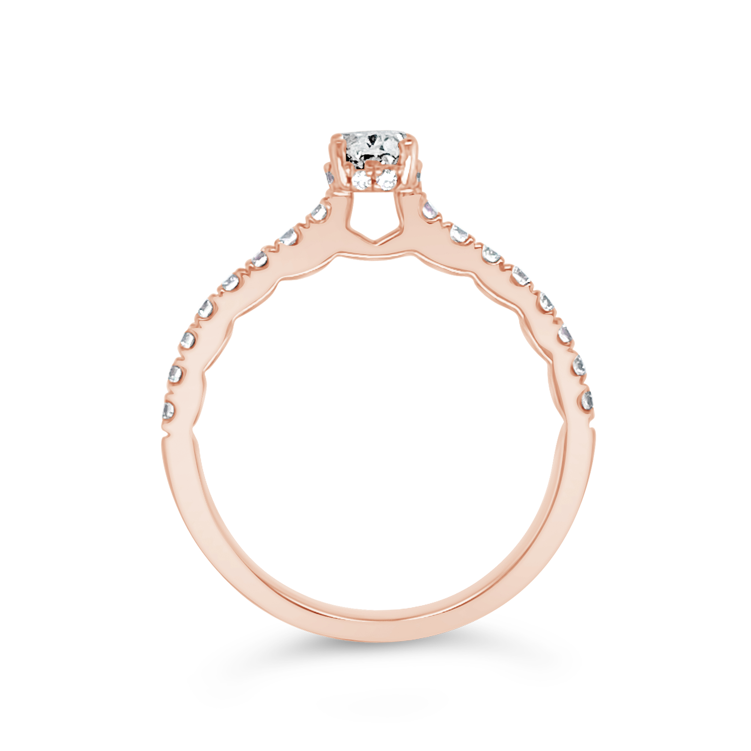 Yes By Martin Binder Oval Diamond Engagement Ring (0.80 Ct. Tw.)