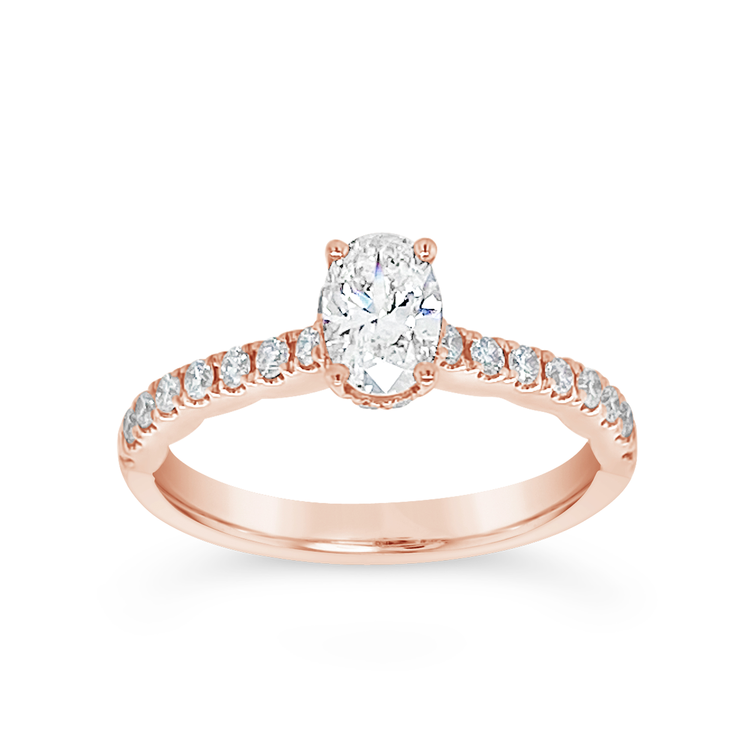 Yes By Martin Binder Oval Diamond Engagement Ring (0.80 Ct. Tw.)