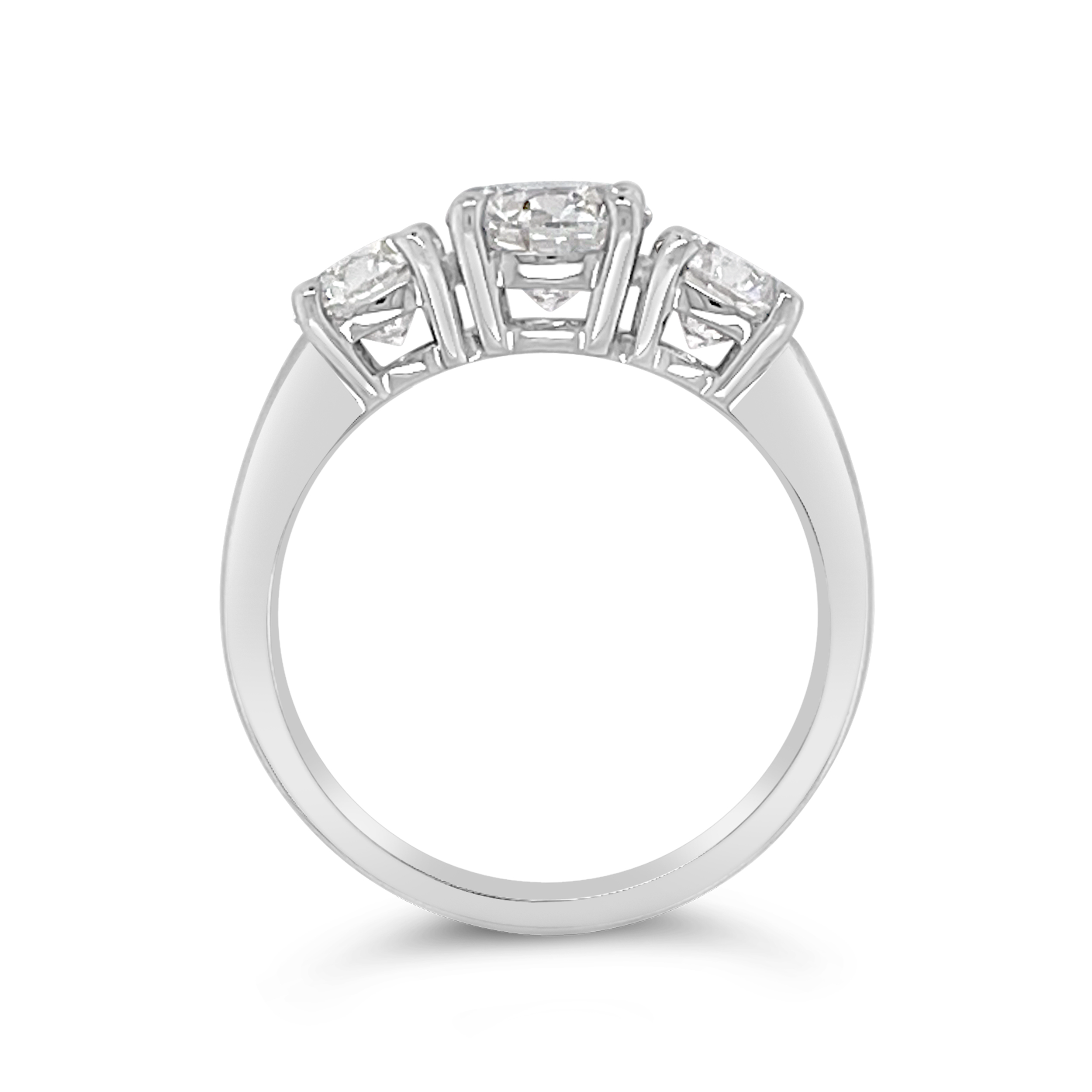 Yes By Martin Binder Three Stone Diamond Engagement Ring (2.01 Ct. Tw.)