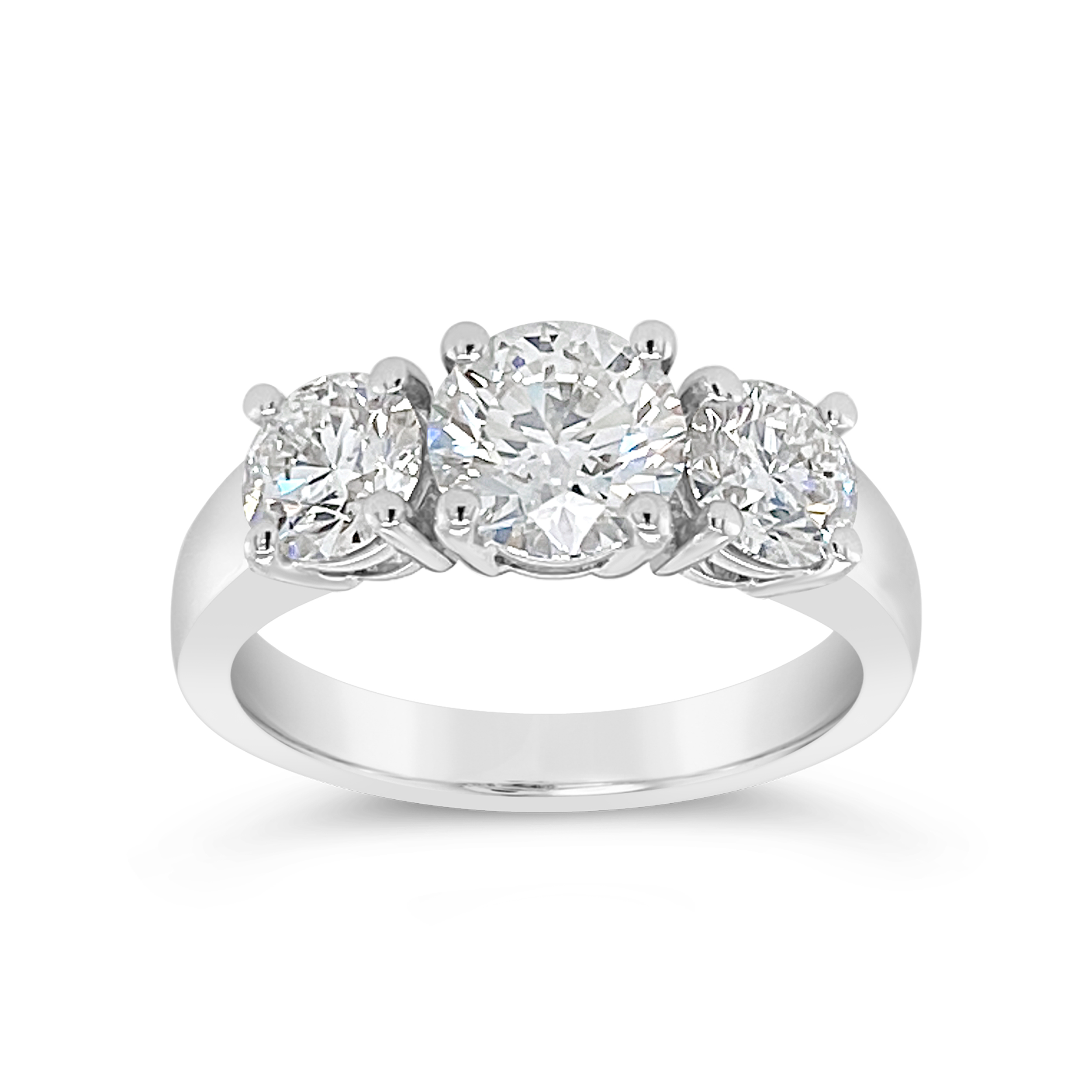 Yes By Martin Binder Three Stone Diamond Engagement Ring (2.01 Ct. Tw.)