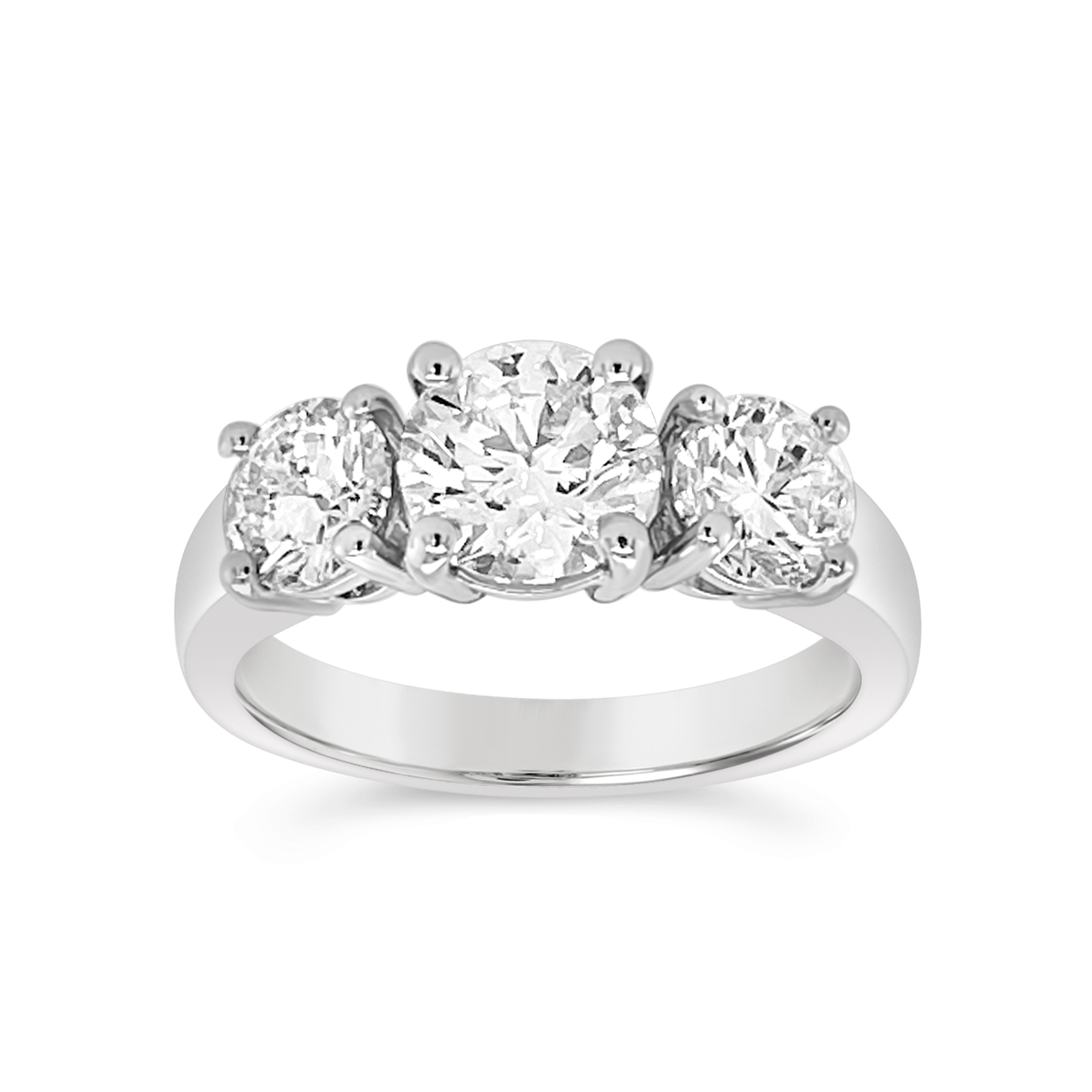 Yes By Martin Binder Three Stone Diamond Engagement Ring (2.19 Ct. Tw.)