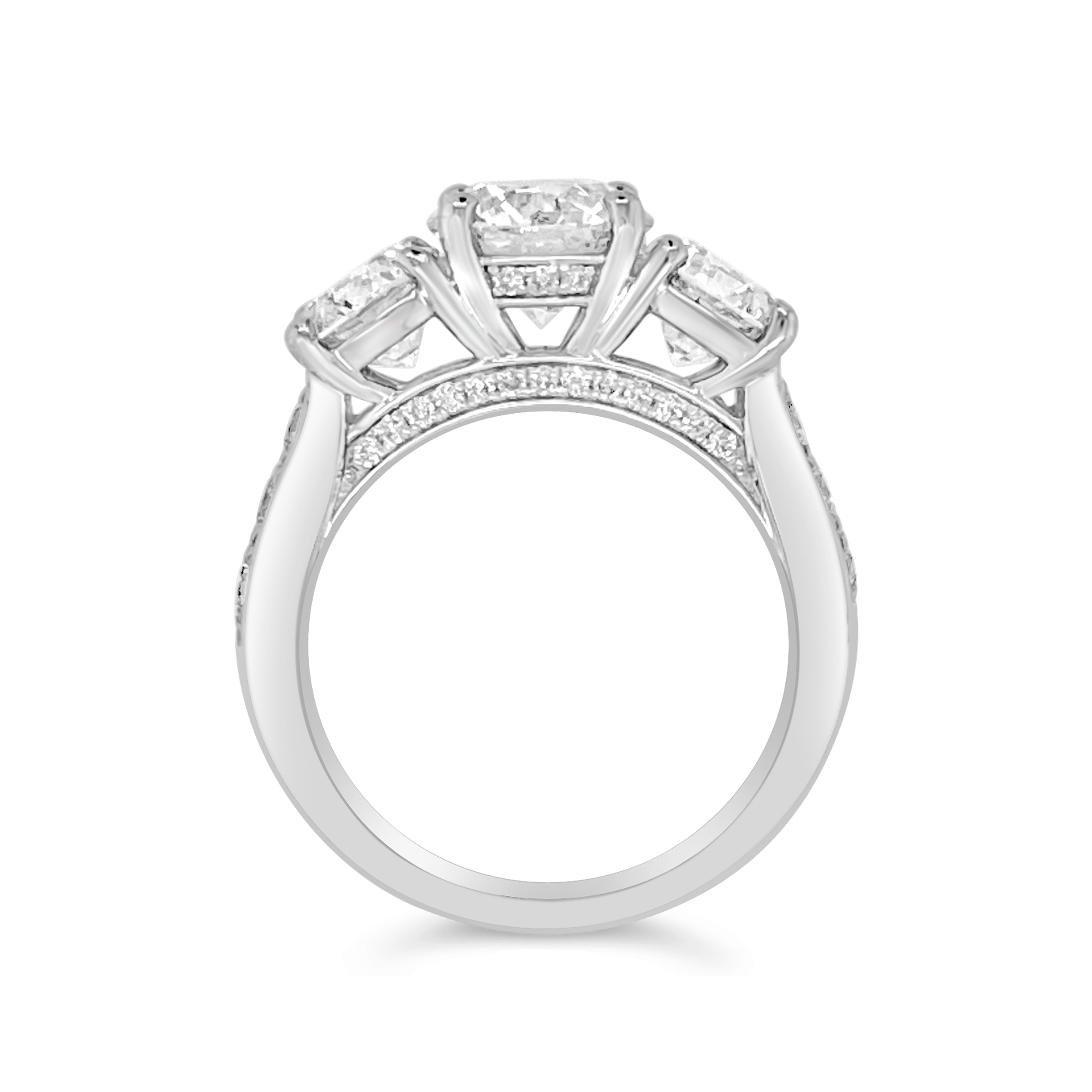 Yes By Martin Binder Three Stone Diamond Engagement Ring (4.63 Ct. Tw.)