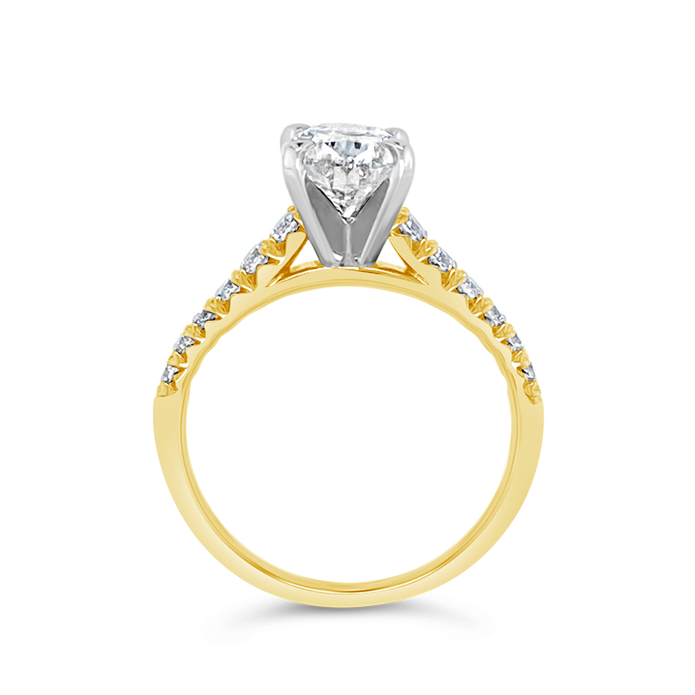 Yes By Martin Binder Oval Diamond Engagement Ring (2.03 Ct. Tw.)