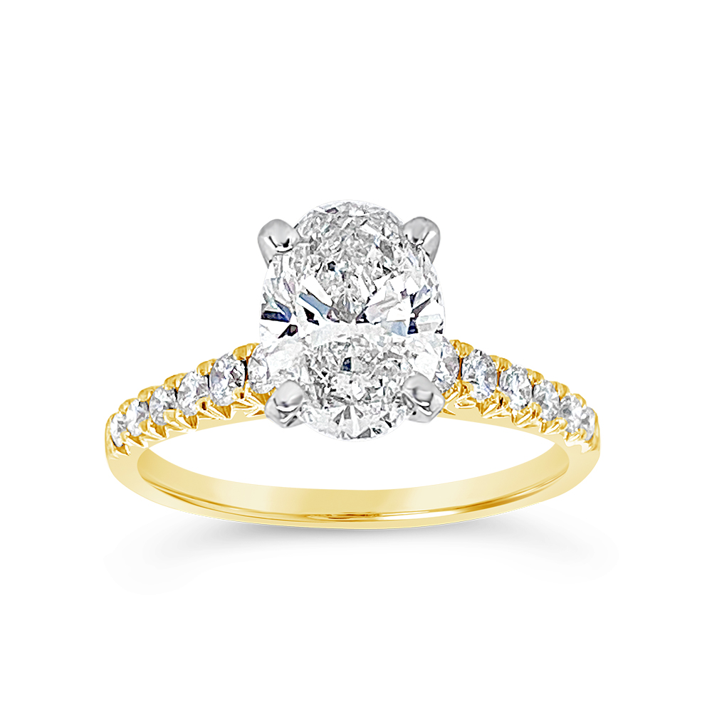 Yes By Martin Binder Oval Diamond Engagement Ring (2.03 Ct. Tw.)