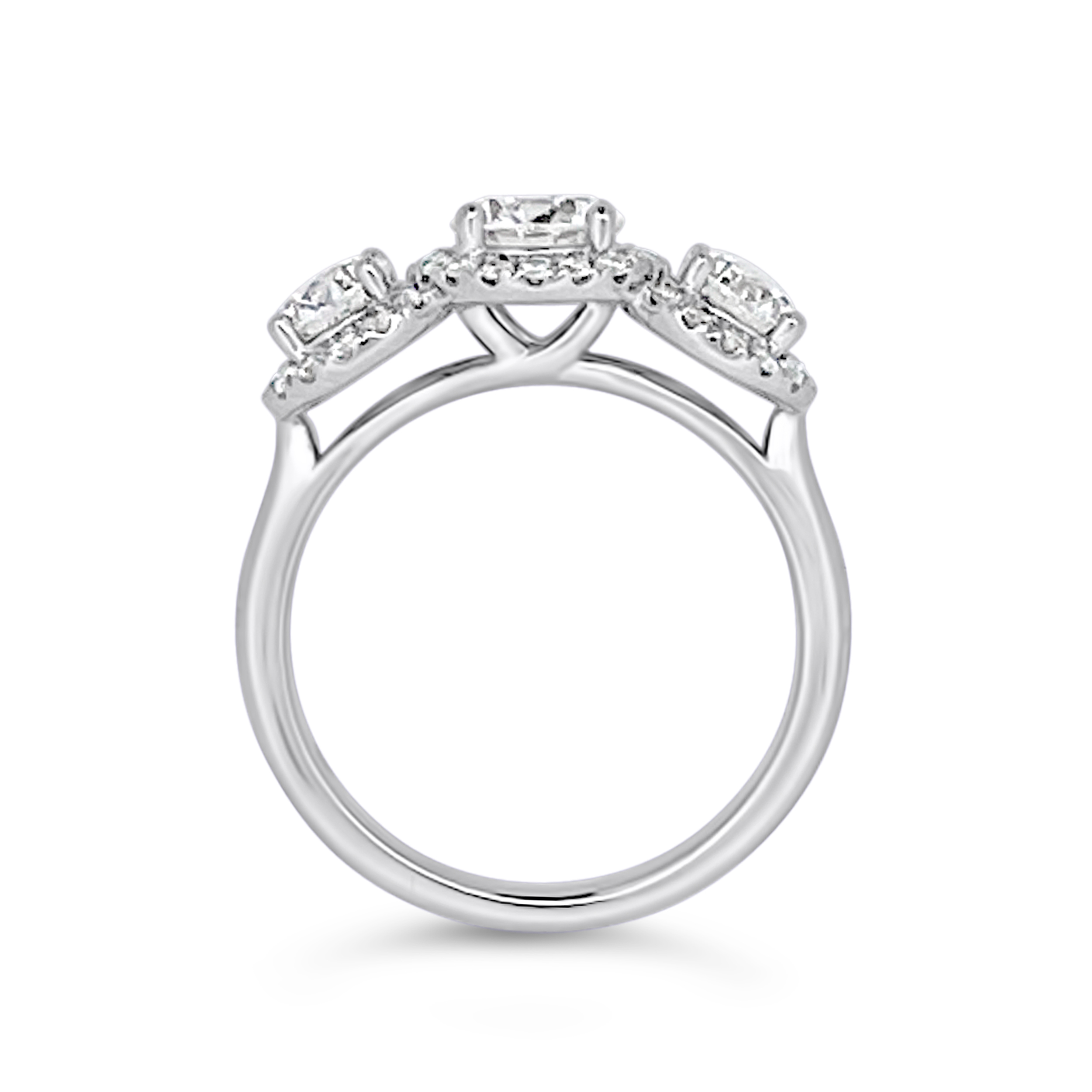 Yes By Martin Binder Three Stone Diamond Engagement Ring (1.80 Ct. Tw.)