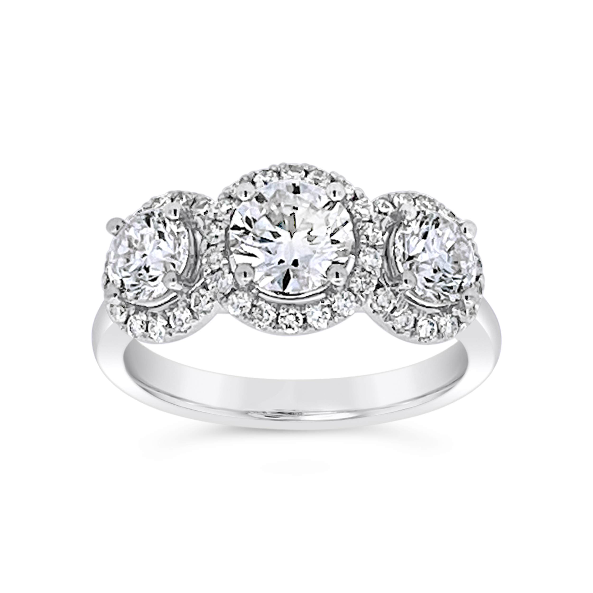Yes By Martin Binder Three Stone Diamond Engagement Ring (1.80 Ct. Tw.)