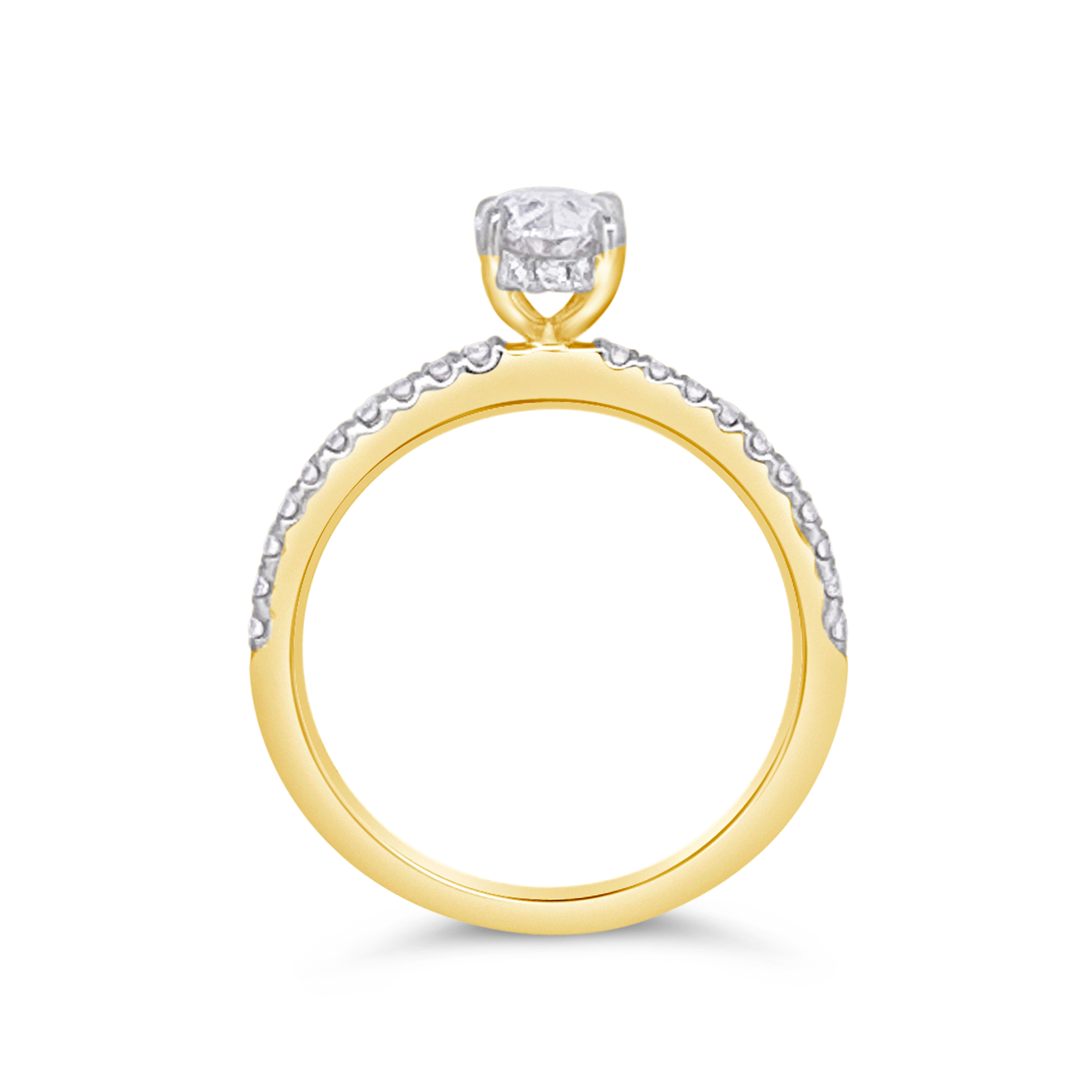 Yes By Martin Binder Oval Diamond Engagement Ring (1.15 Ct. Tw.)