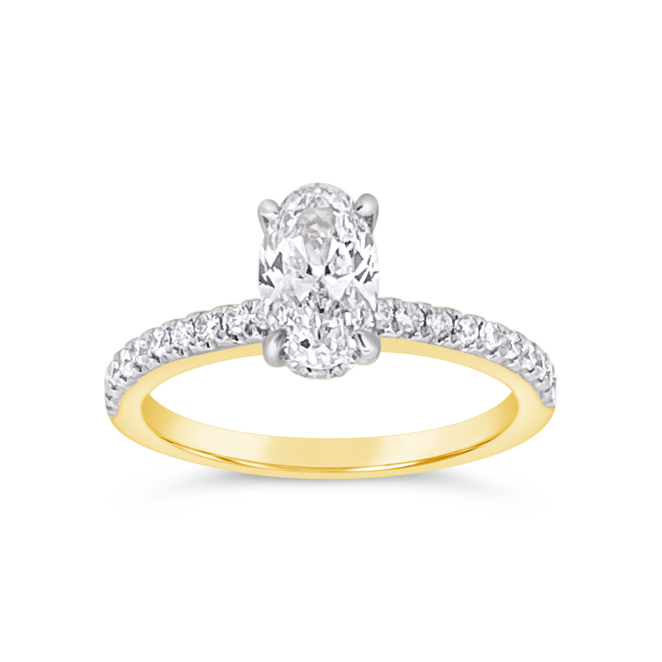 Yes By Martin Binder Oval Diamond Engagement Ring (1.15 Ct. Tw.)