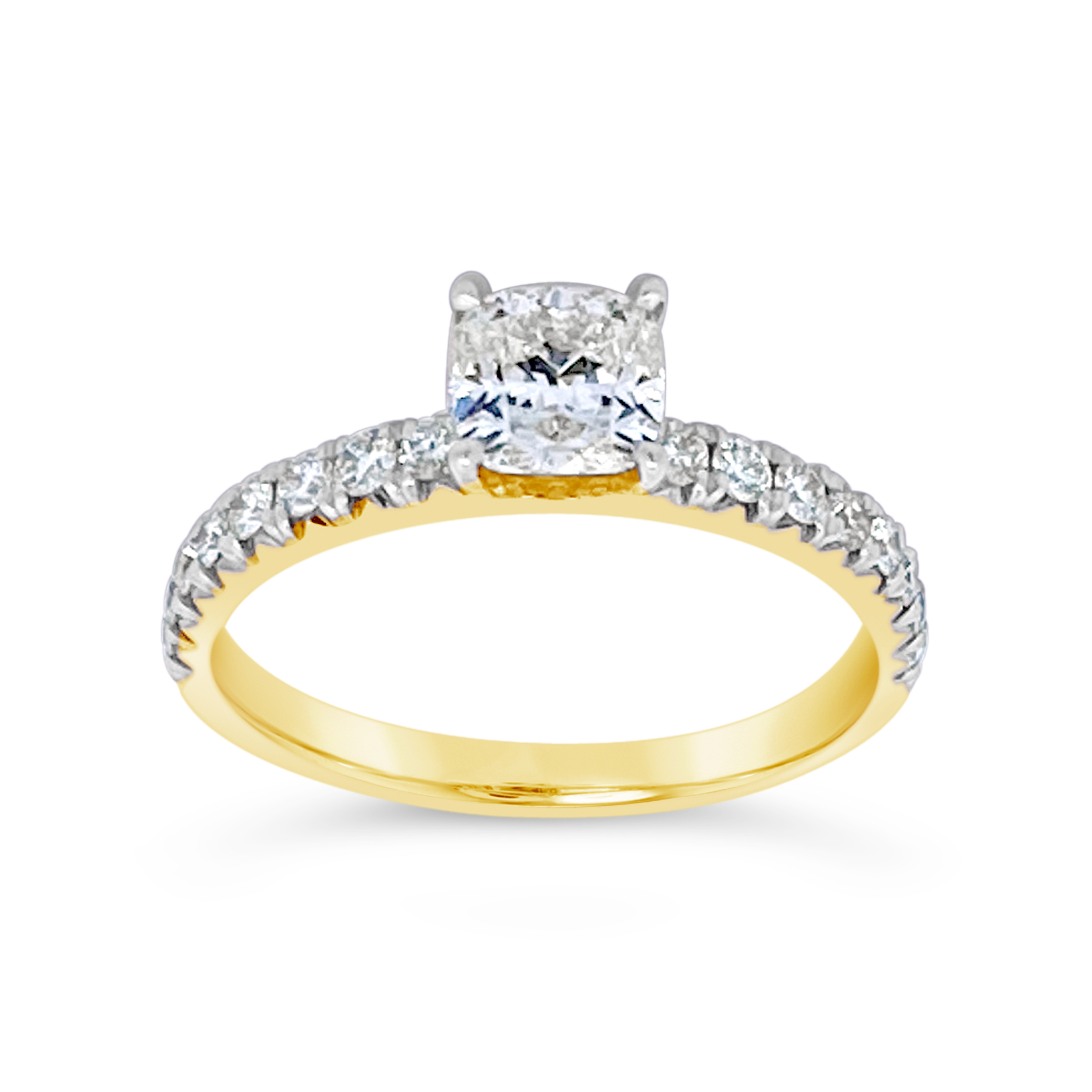 Yes By Martin Binder Cushion Diamond Engagement Ring (1.10 Ct. Tw.)