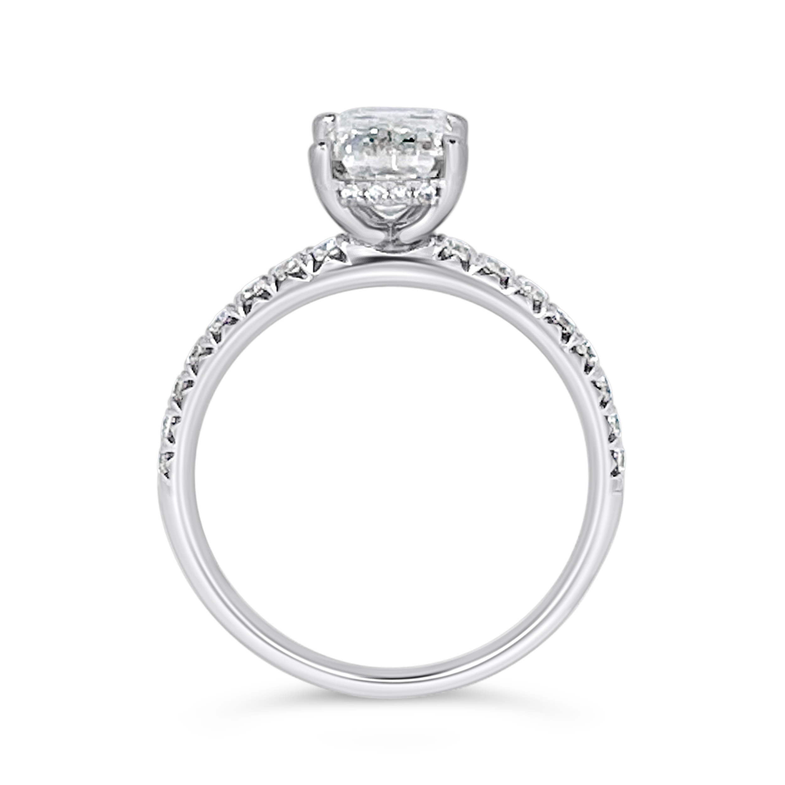 Yes By Martin Binder Emerald Diamond Engagement Ring (2.57 Ct. Tw.)