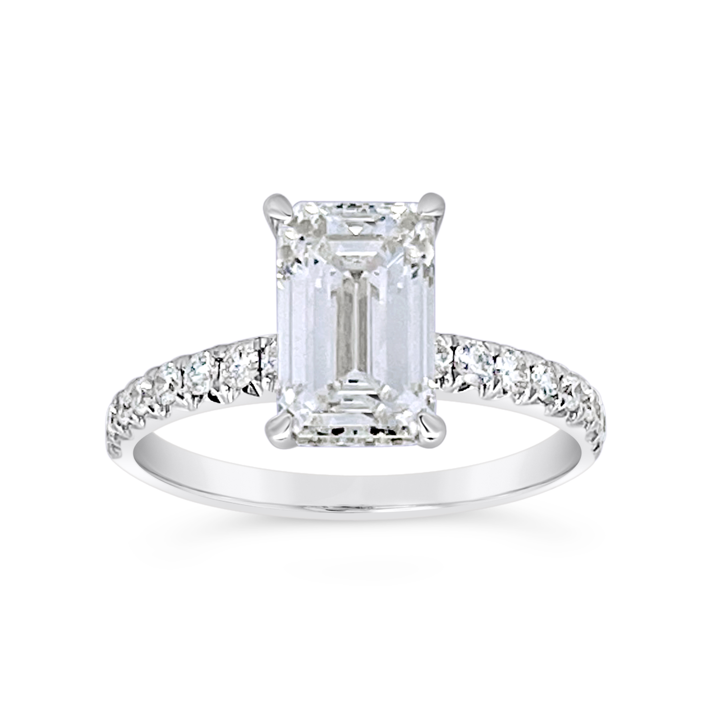 Yes By Martin Binder Emerald Diamond Engagement Ring (2.57 Ct. Tw.)