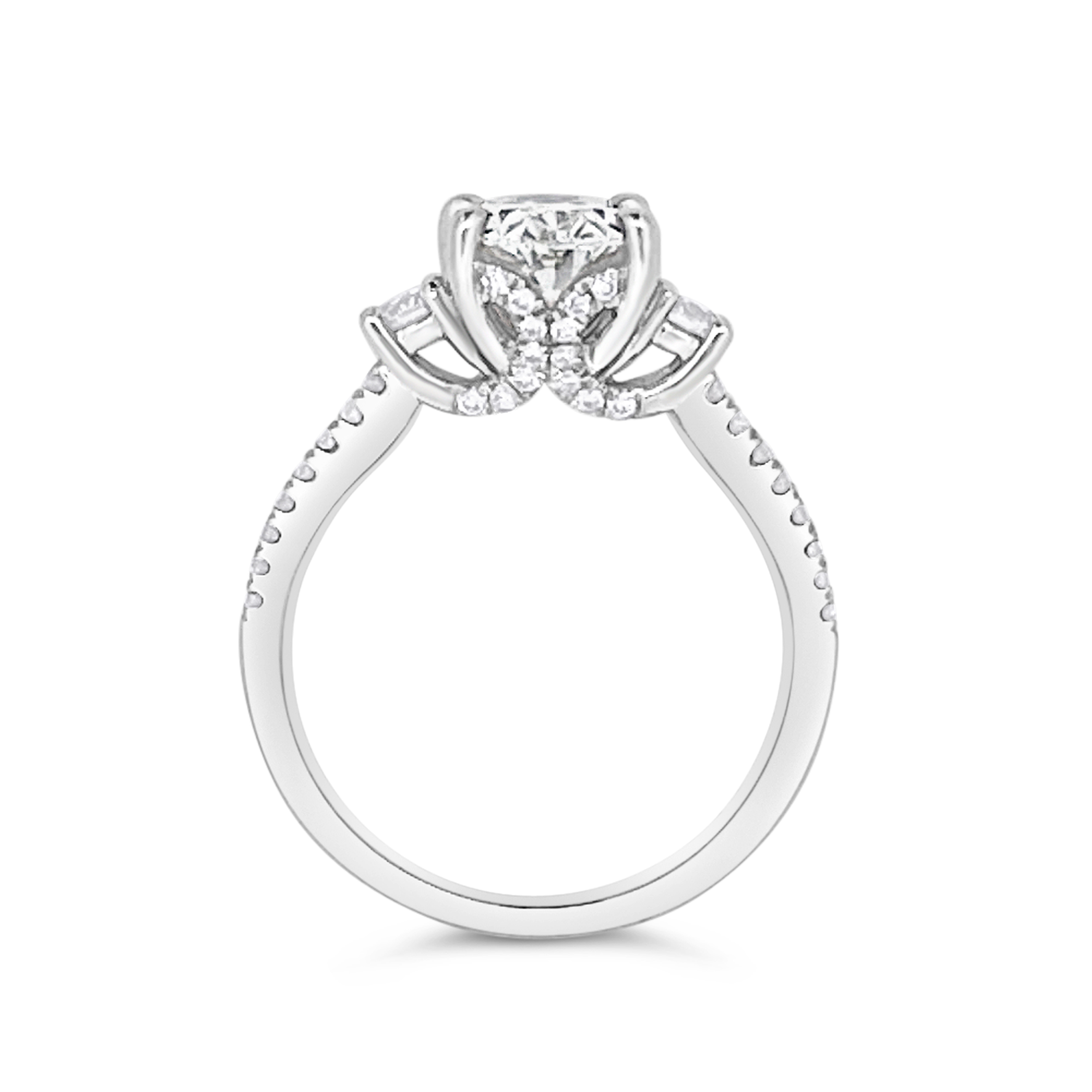 Yes By Martin Binder Three Stone Engagement Ring (2.02 Ct. Tw.)