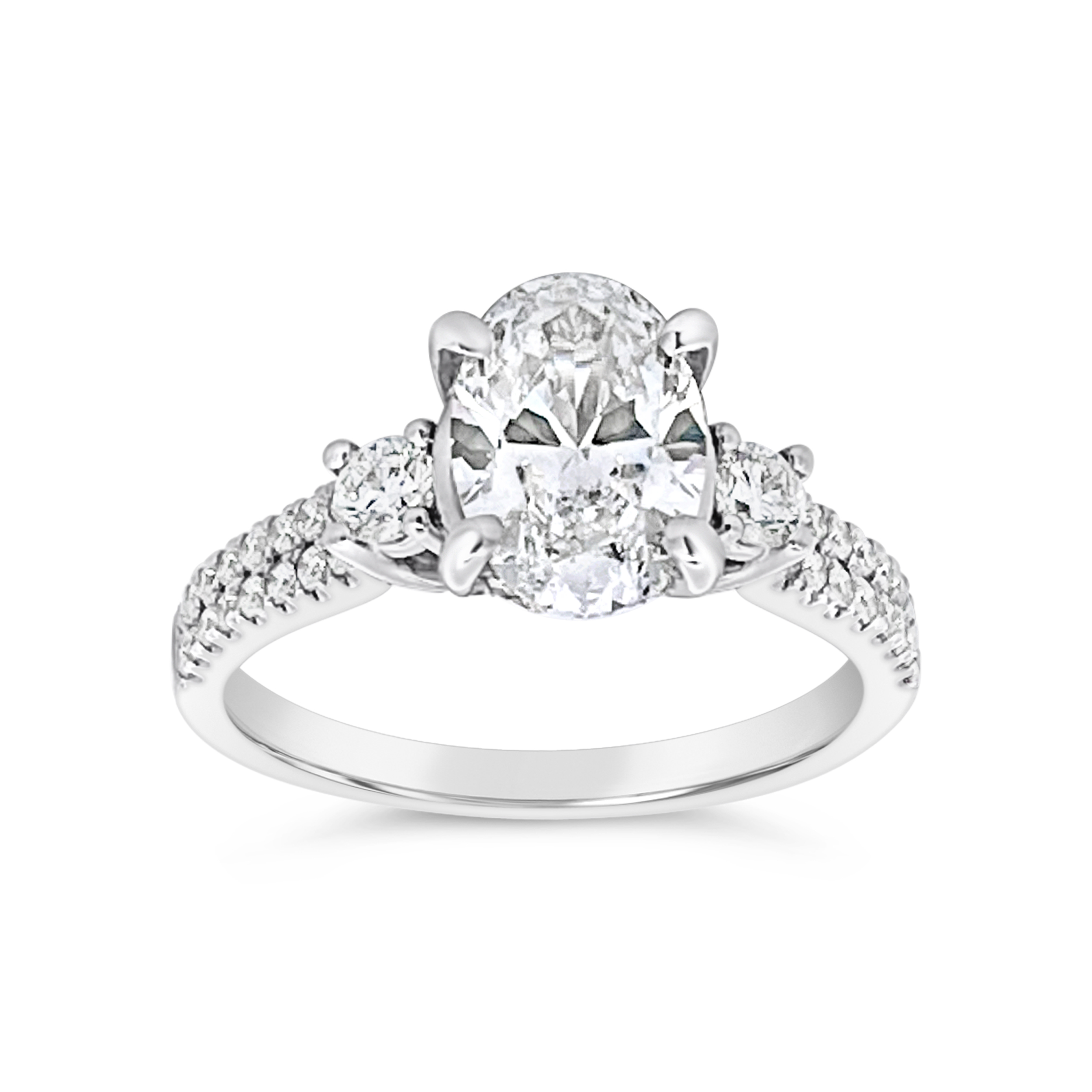 Yes By Martin Binder Three Stone Engagement Ring (2.02 Ct. Tw.)