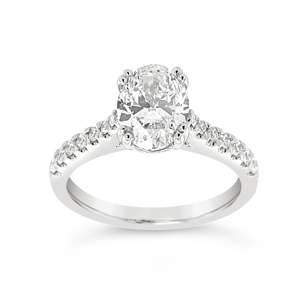 Yes By Martin Binder Oval Diamond Engagement Ring (1.73 Ct. Tw.)