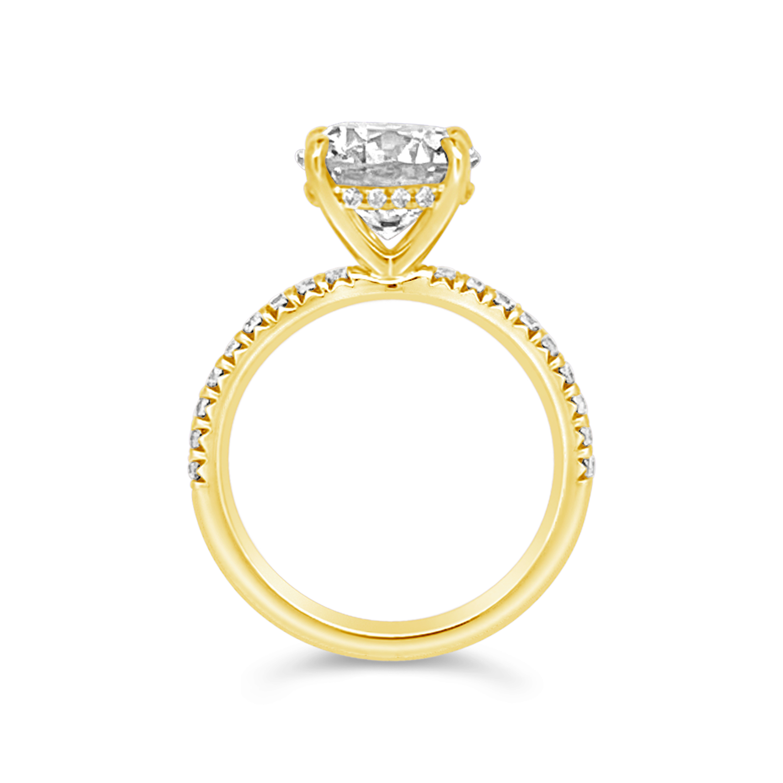 Yes By Martin Binder Round Diamond Engagement Ring (3.50 Ct. Tw.)
