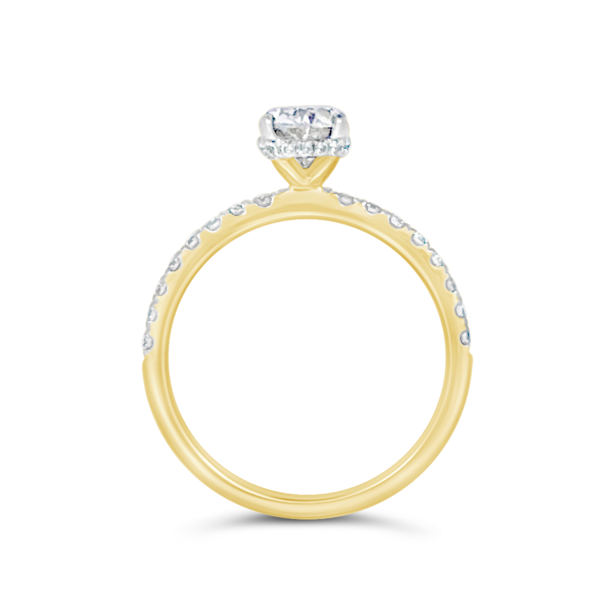 Yes By Martin Binder Oval Diamond Engagement Ring (1.38 Ct. Tw.)