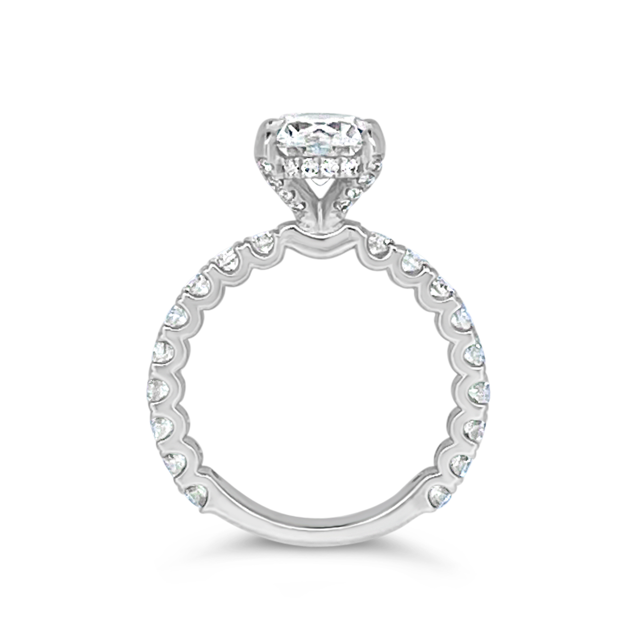 Yes By Martin Binder Oval Diamond Engagement Ring (3.22 Ct. Tw.)