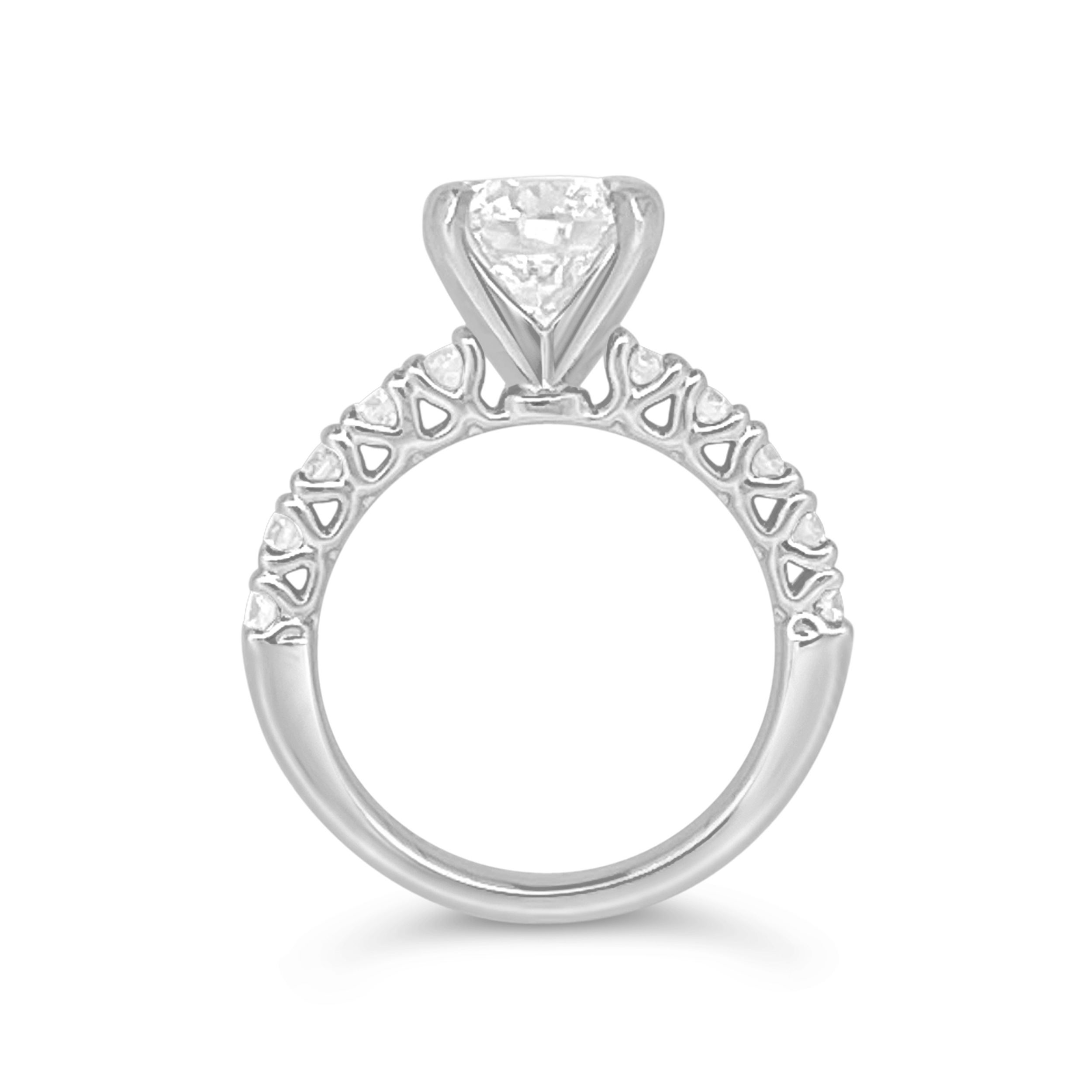 Yes By Martin Binder Round Diamond Engagement Ring (3.53 Ct. Tw.)