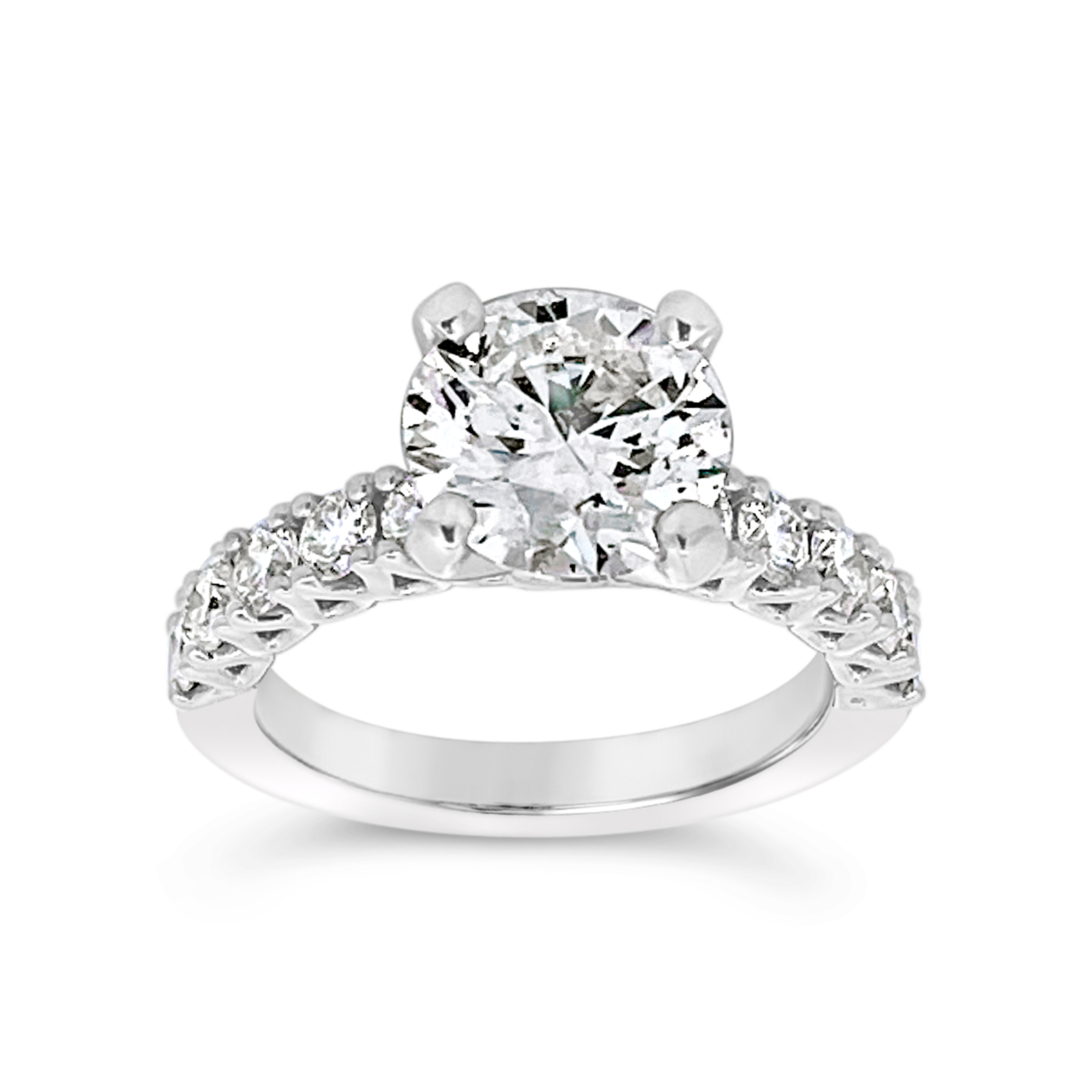 Yes By Martin Binder Round Diamond Engagement Ring (3.53 Ct. Tw.)