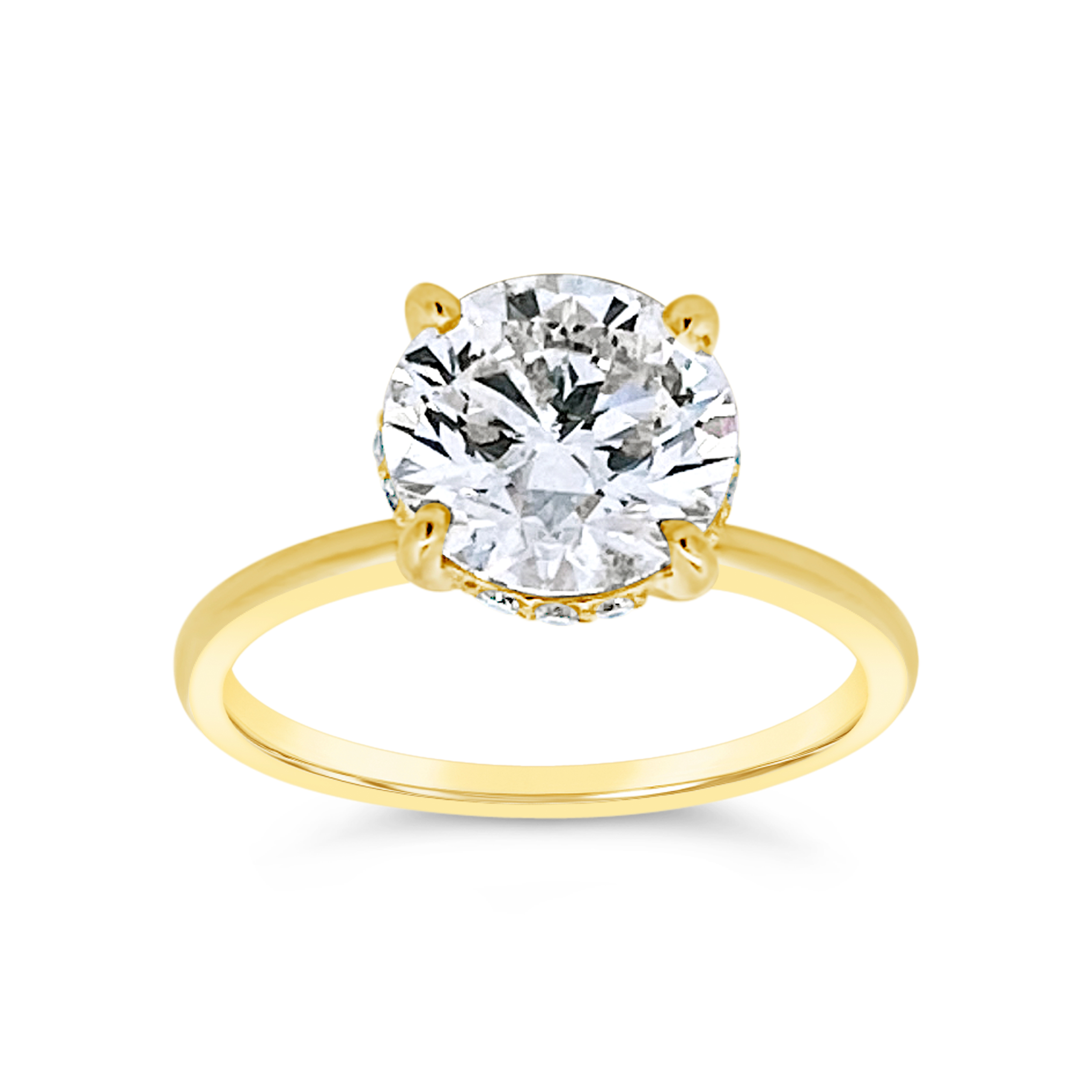 Yes By Martin Binder Round Diamond Solitaire Engagement Ring (2.66 Ct. Tw.)
