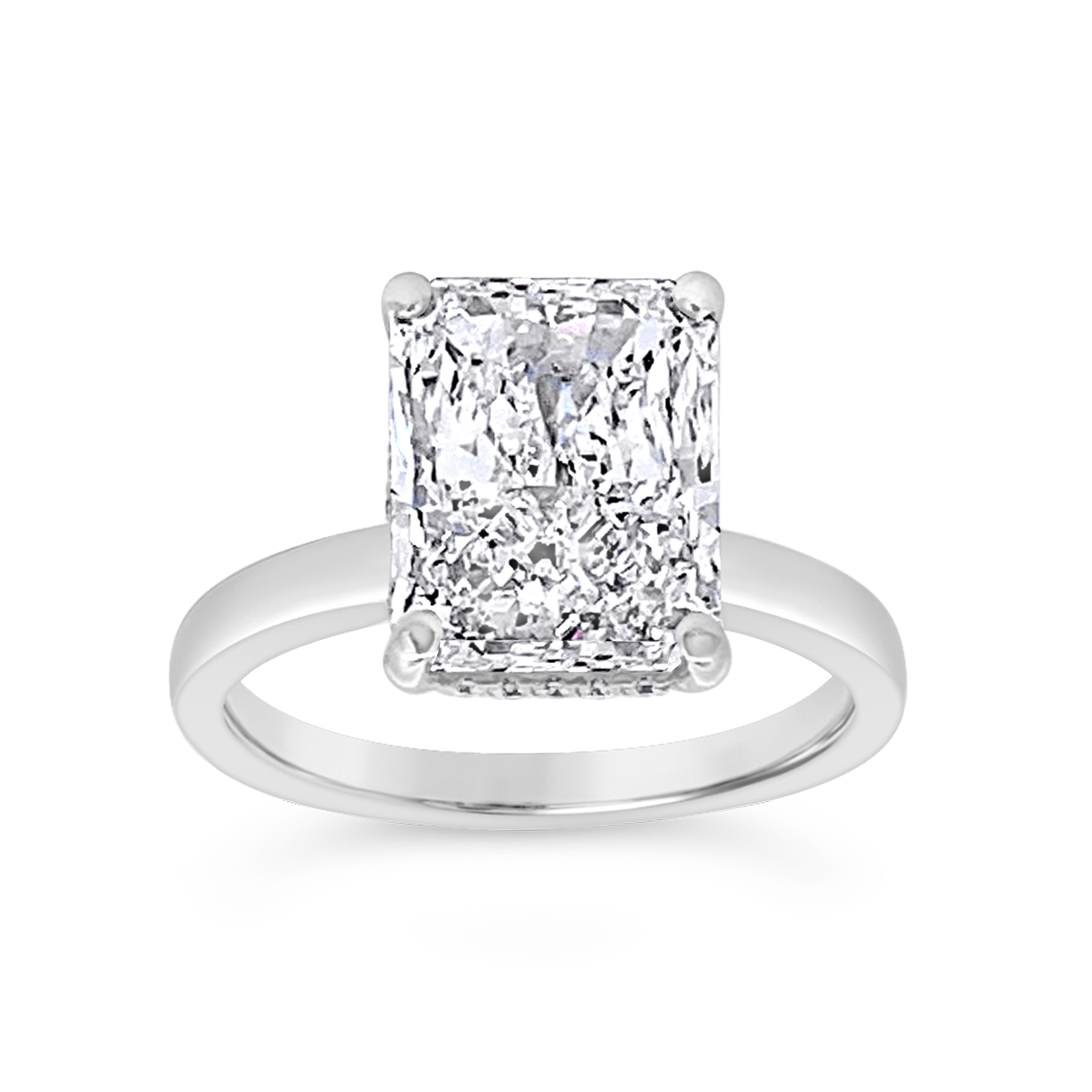 Yes by Martin Binder LAB-GROWN Radiant Diamond Solitaire Engagement Ring (4.15 ct. tw.)
