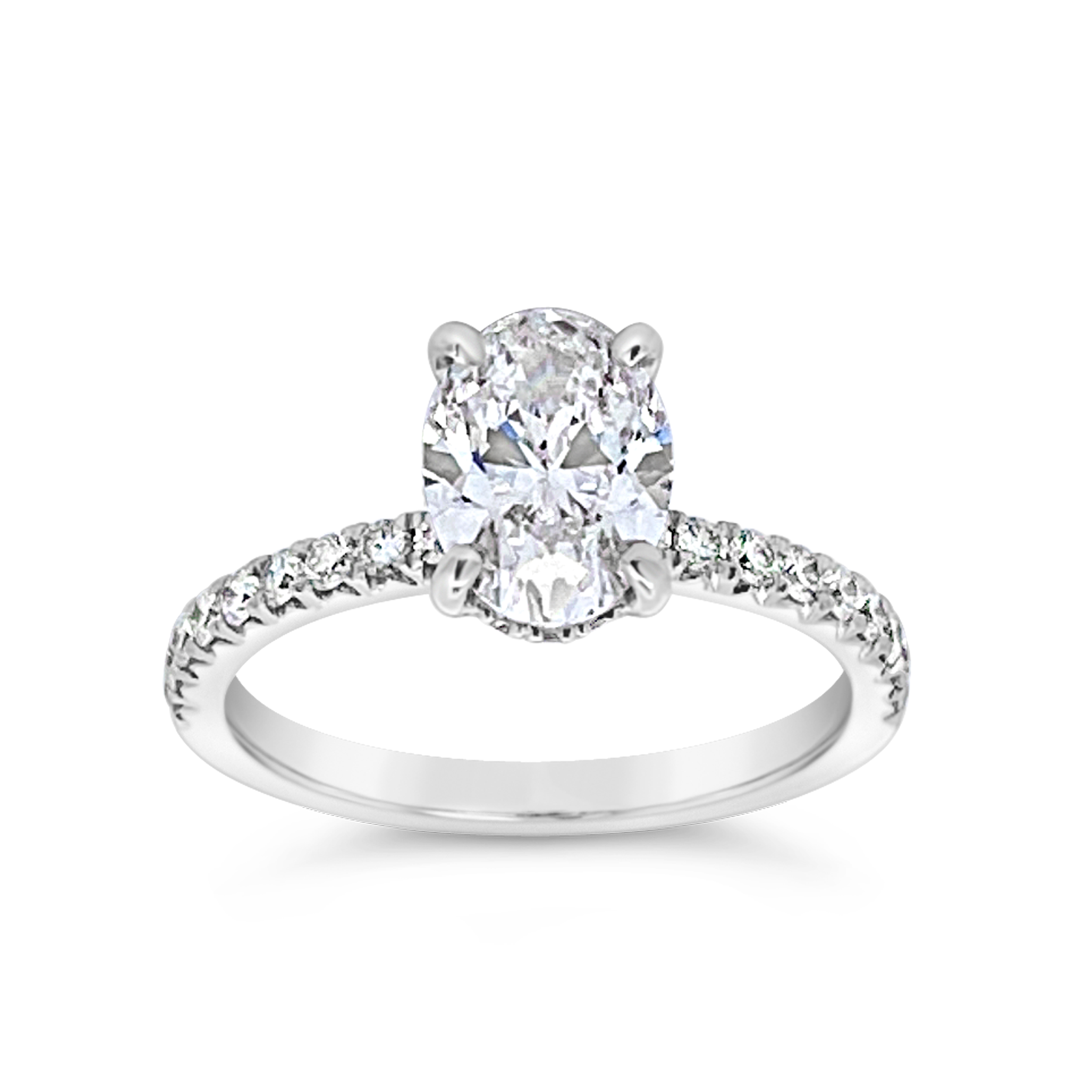 Yes By Martin Binder Oval Diamond Engagement Ring (1.90 Ct. Tw.)