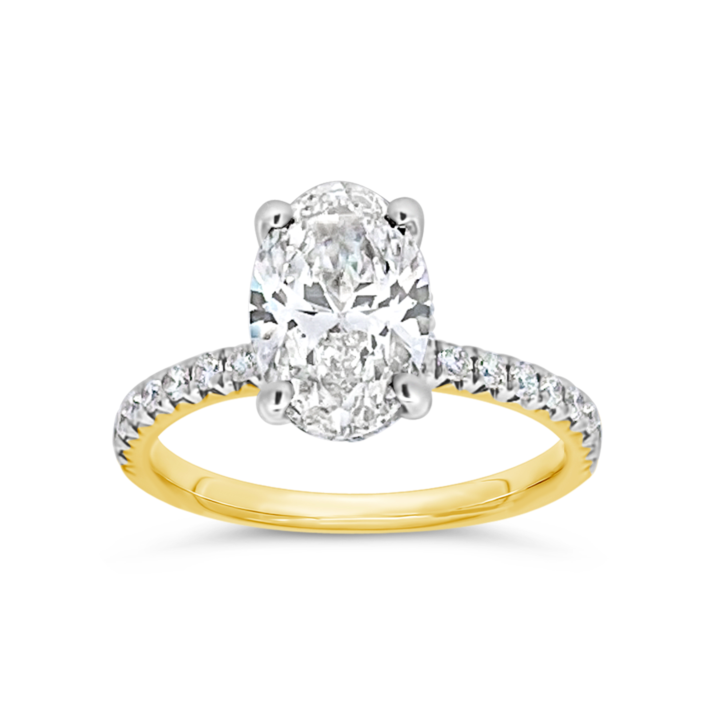 Yes By Martin Binder Oval Diamond Engagement Ring (2.44 Ct. Tw.)
