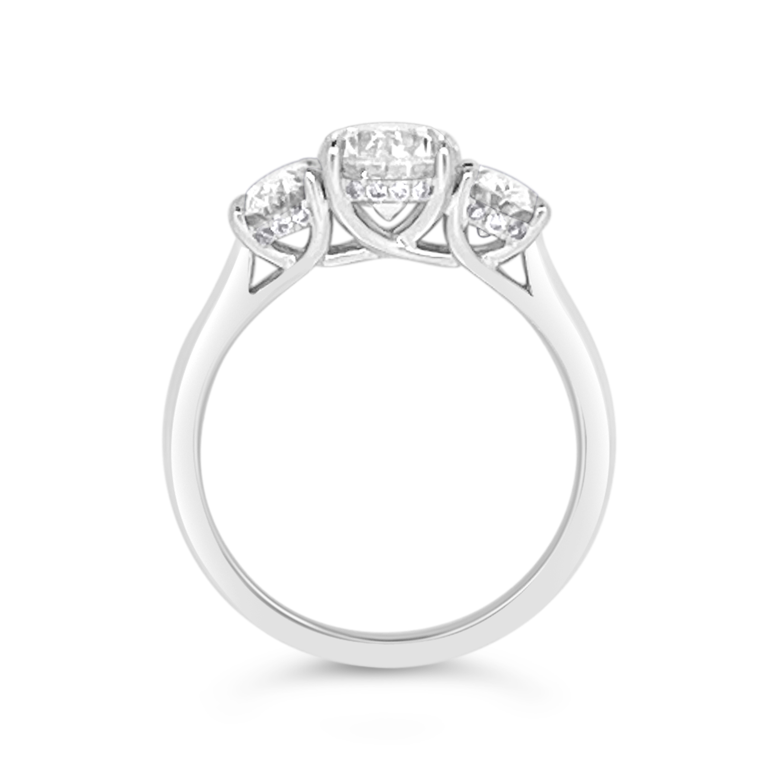 Yes By Martin Binder Three Stone Diamond Engagement Ring (2.60 Ct. Tw.)