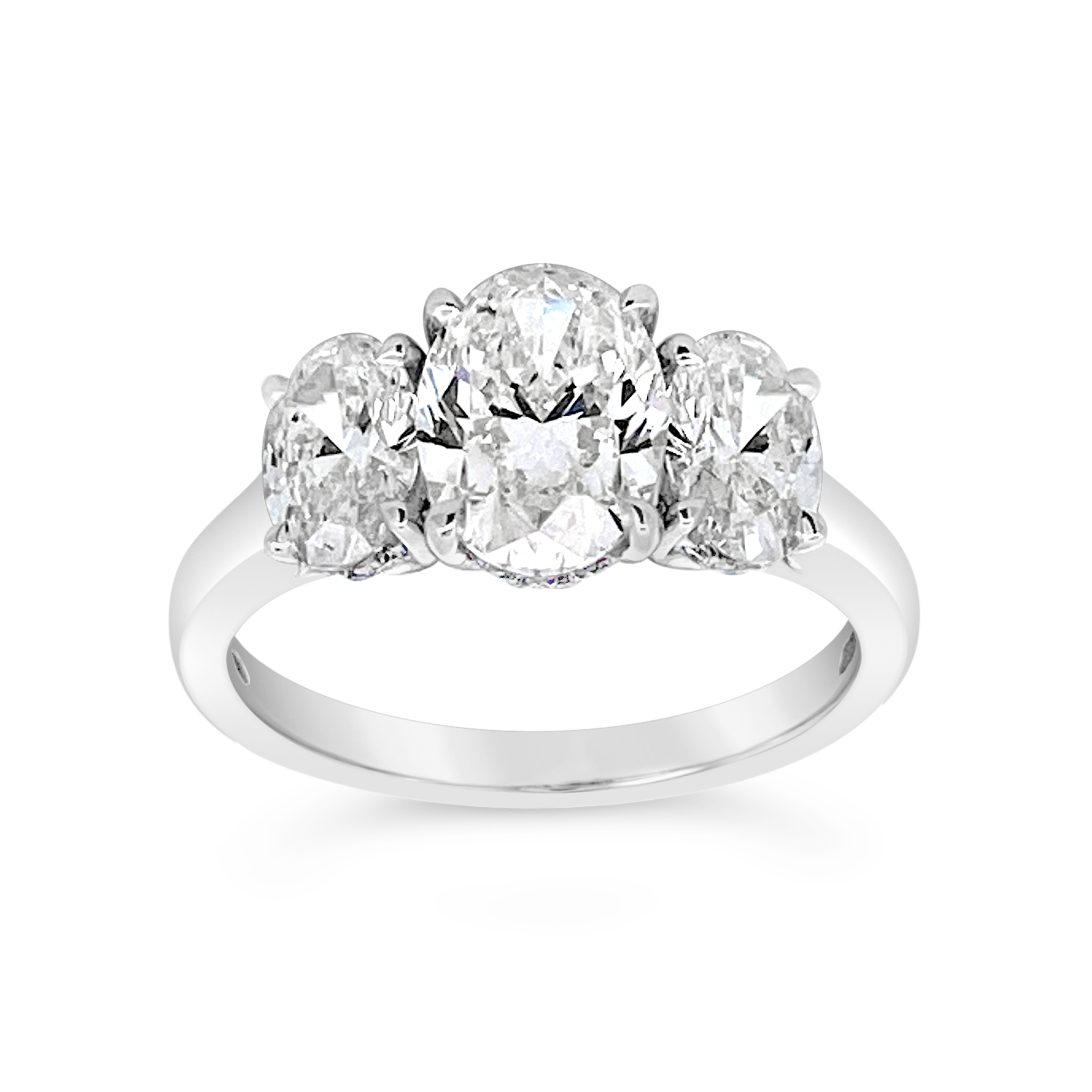 Yes By Martin Binder Three Stone Diamond Engagement Ring (2.60 Ct. Tw.)