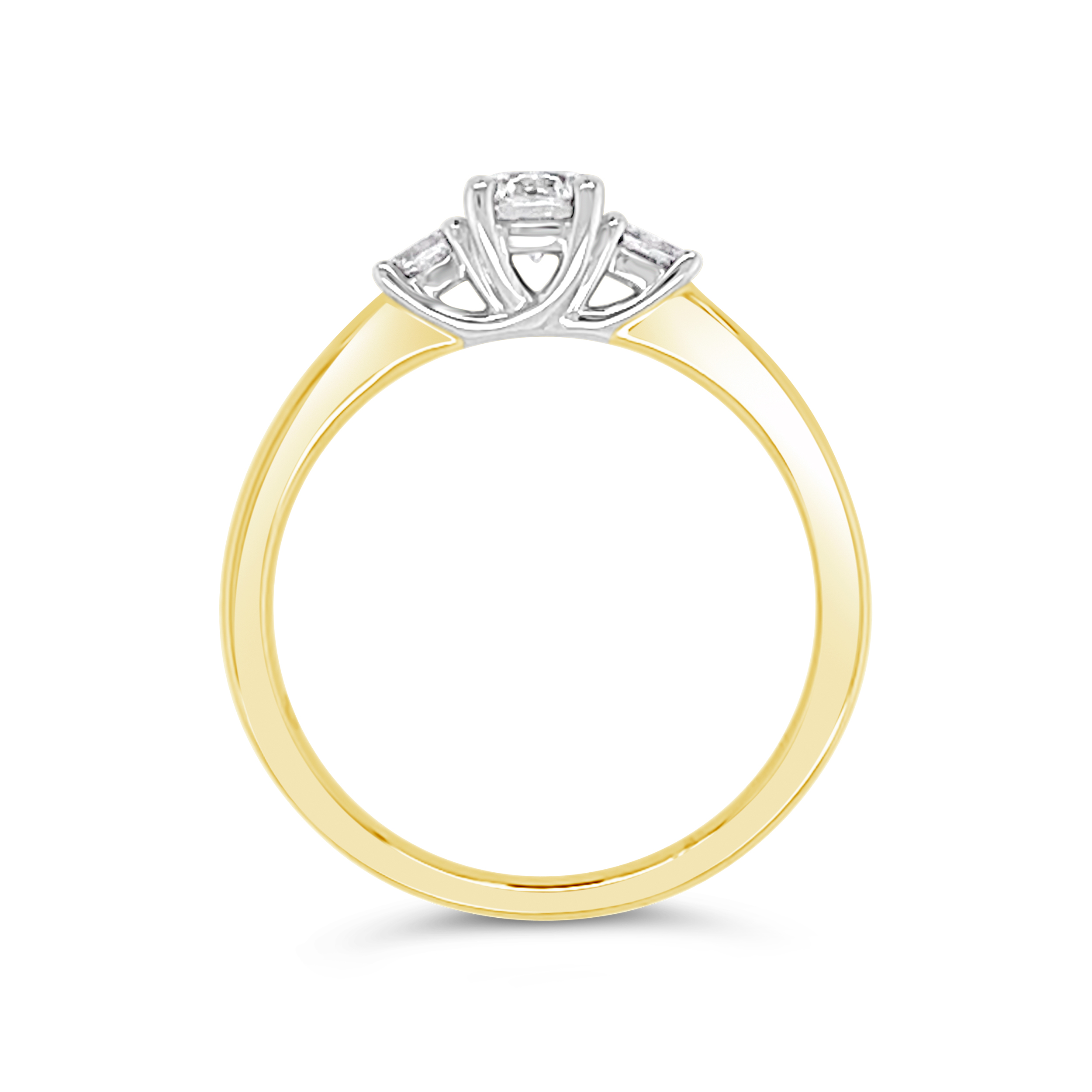 Yes By Martin Binder Three Stone Diamond Engagement Ring (0.44 Ct. Tw.)