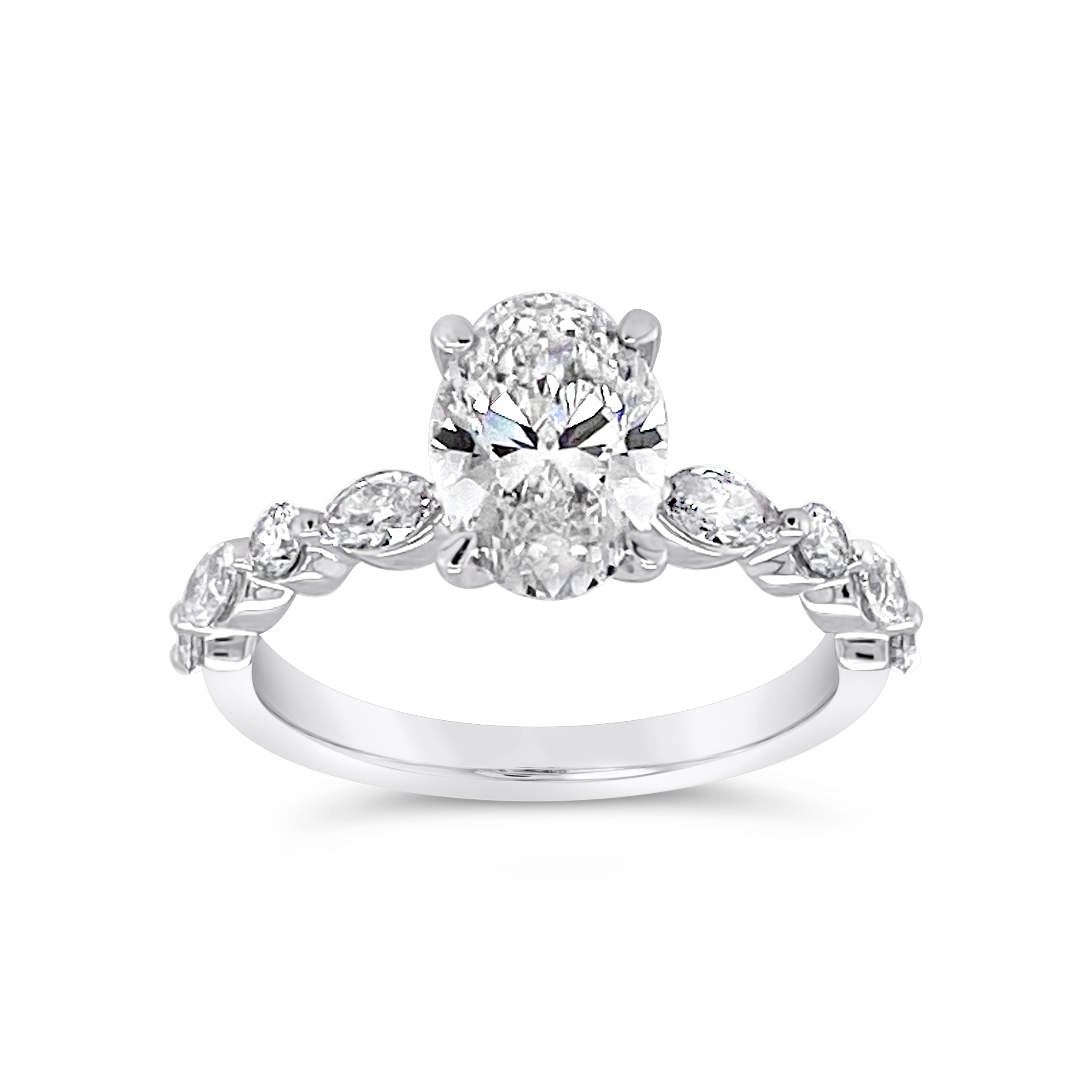 Yes by Martin Binder LAB-GROWN Oval Diamond Engagement Ring (1.95 ct. tw.)