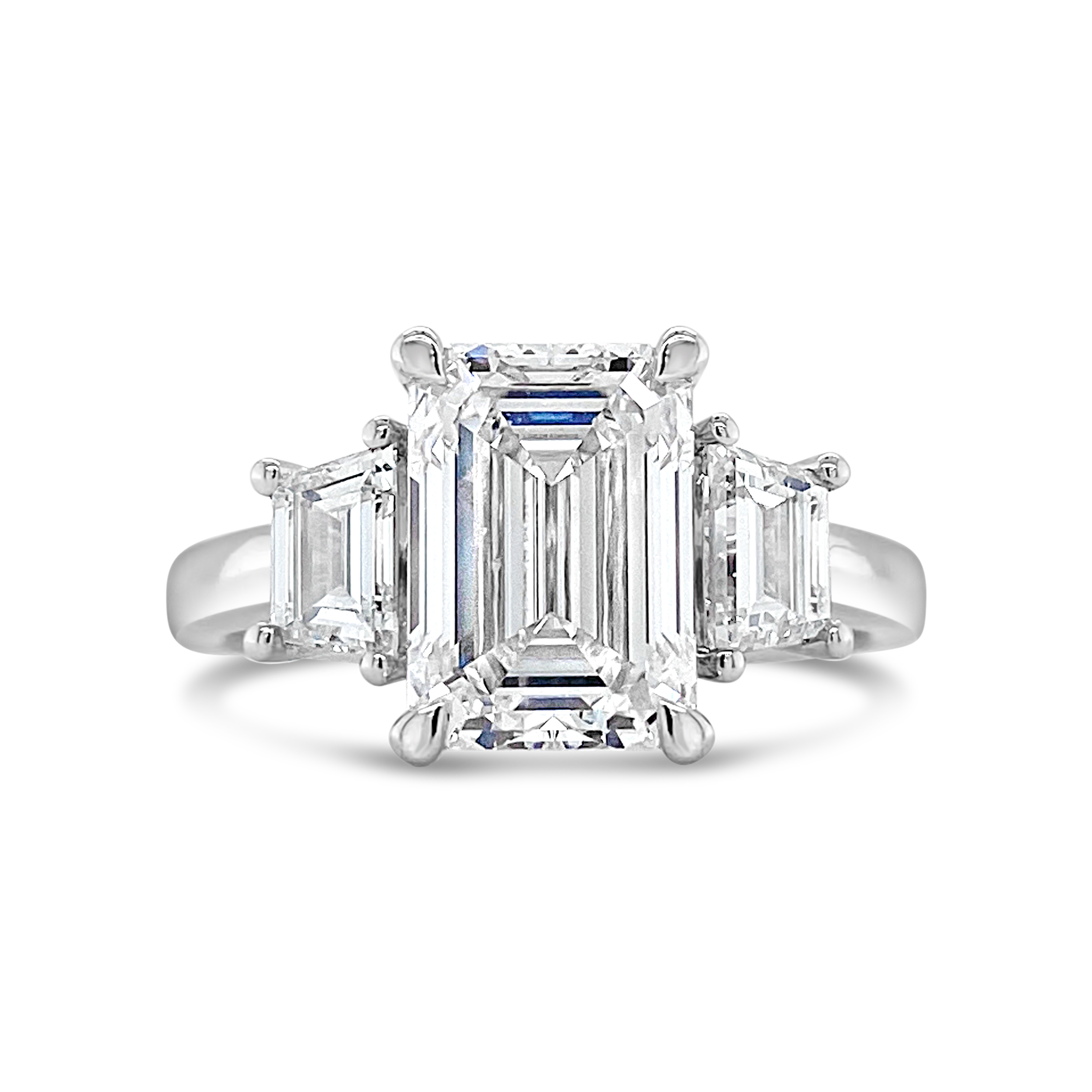 Yes by Martin Binder LAB-GROWN Three Stone Diamond Engagement Ring (3.88 ct. tw.)