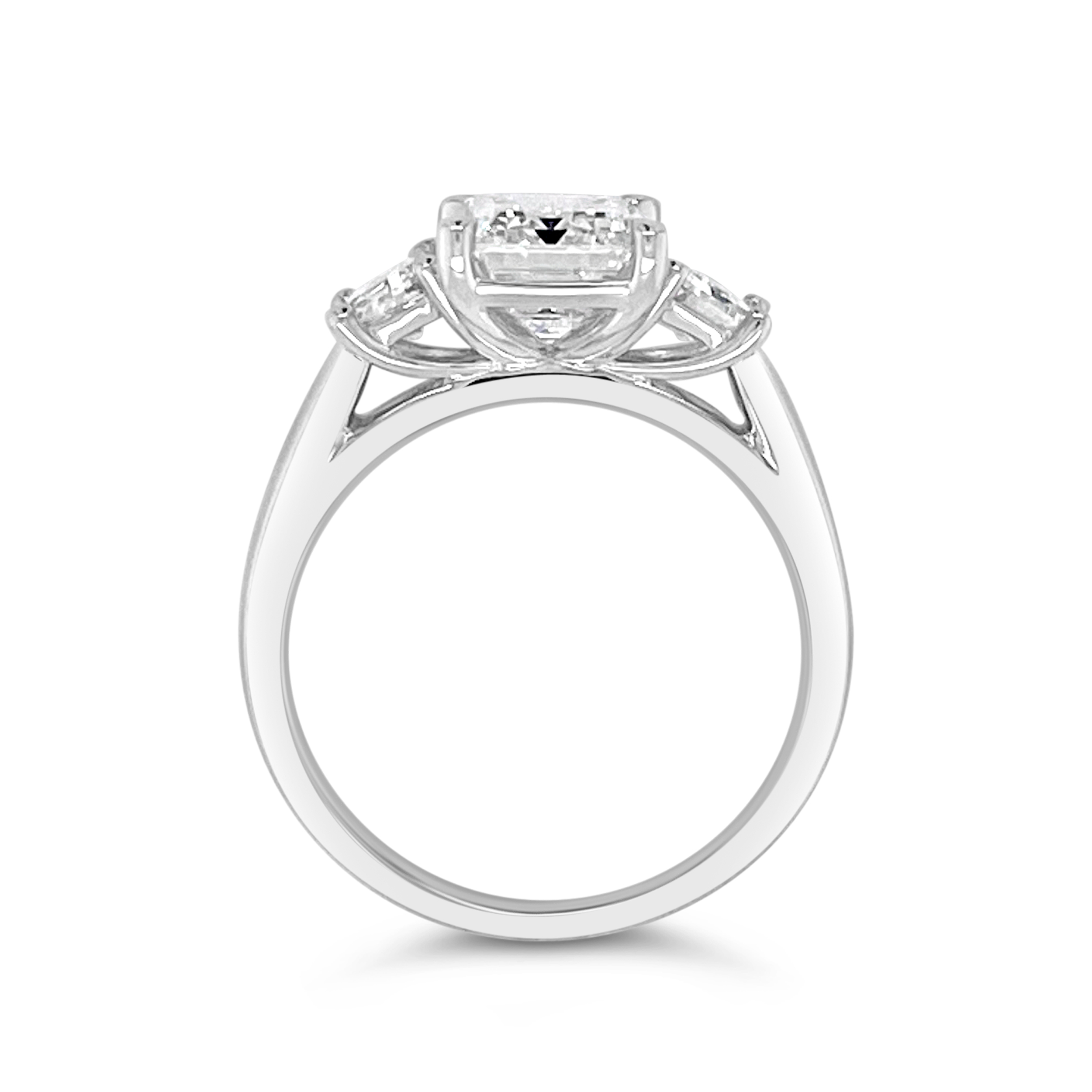 Yes by Martin Binder LAB-GROWN Three Stone Diamond Engagement Ring (3.88 ct. tw.)