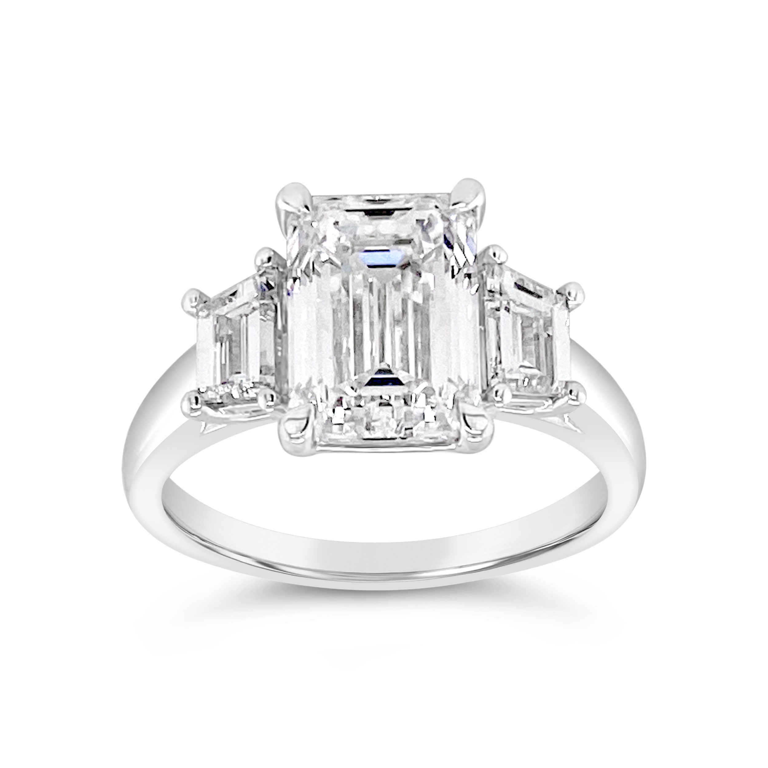 Yes by Martin Binder LAB-GROWN Three Stone Diamond Engagement Ring (3.88 ct. tw.)