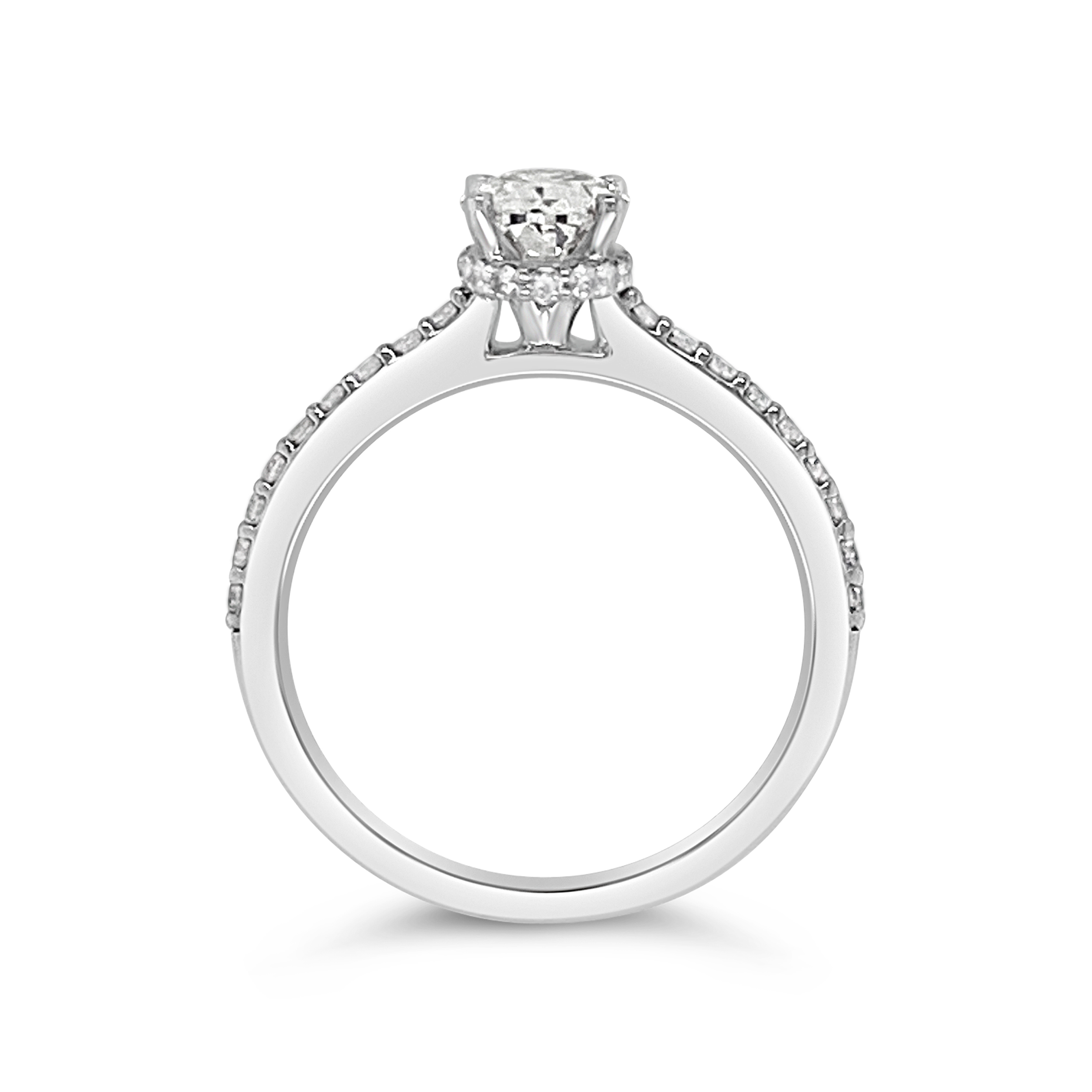 Yes by Martin Binder LAB-GROWN Oval Diamond Engagement Ring (1.30 ct. tw.)