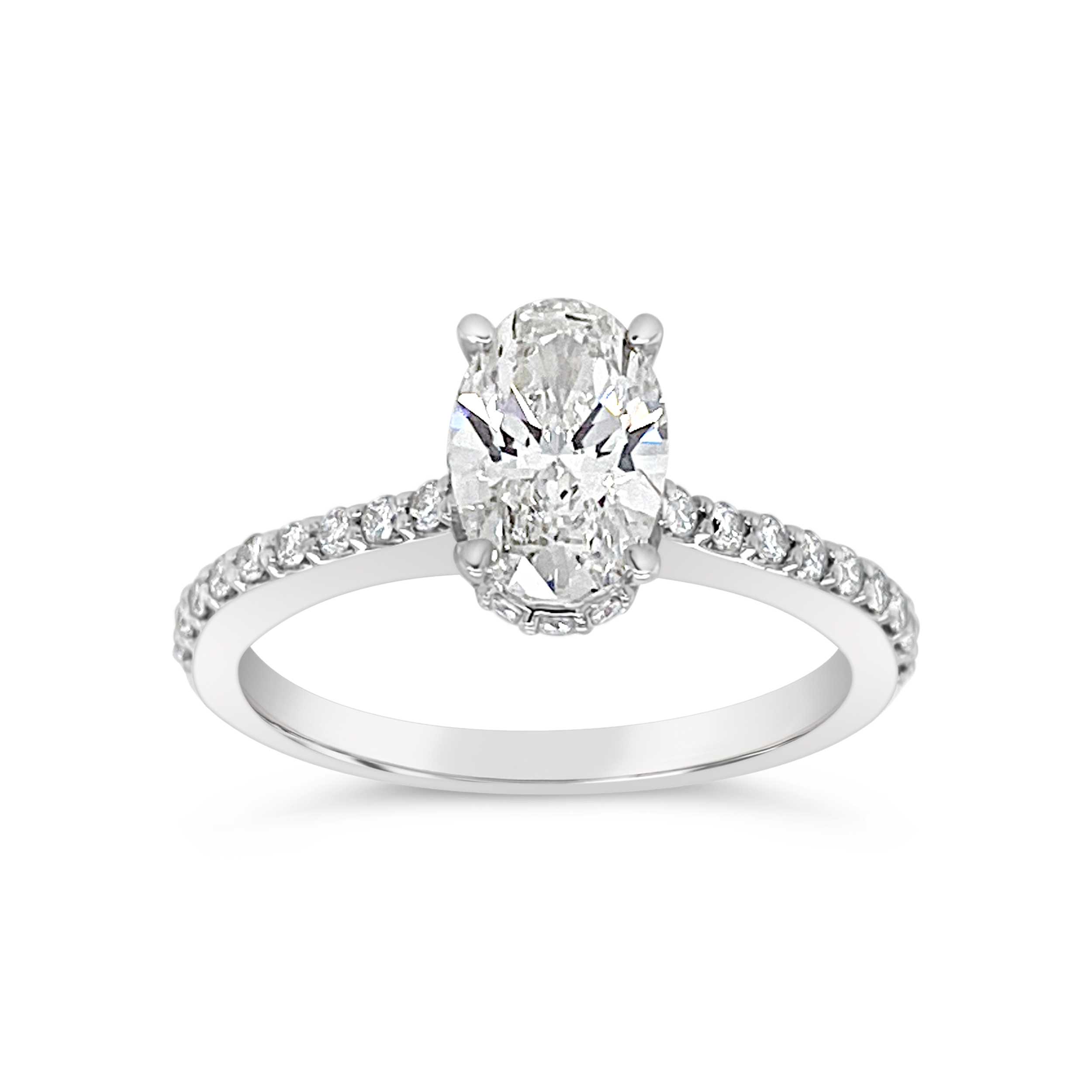 Yes by Martin Binder LAB-GROWN Oval Diamond Engagement Ring (1.30 ct. tw.)