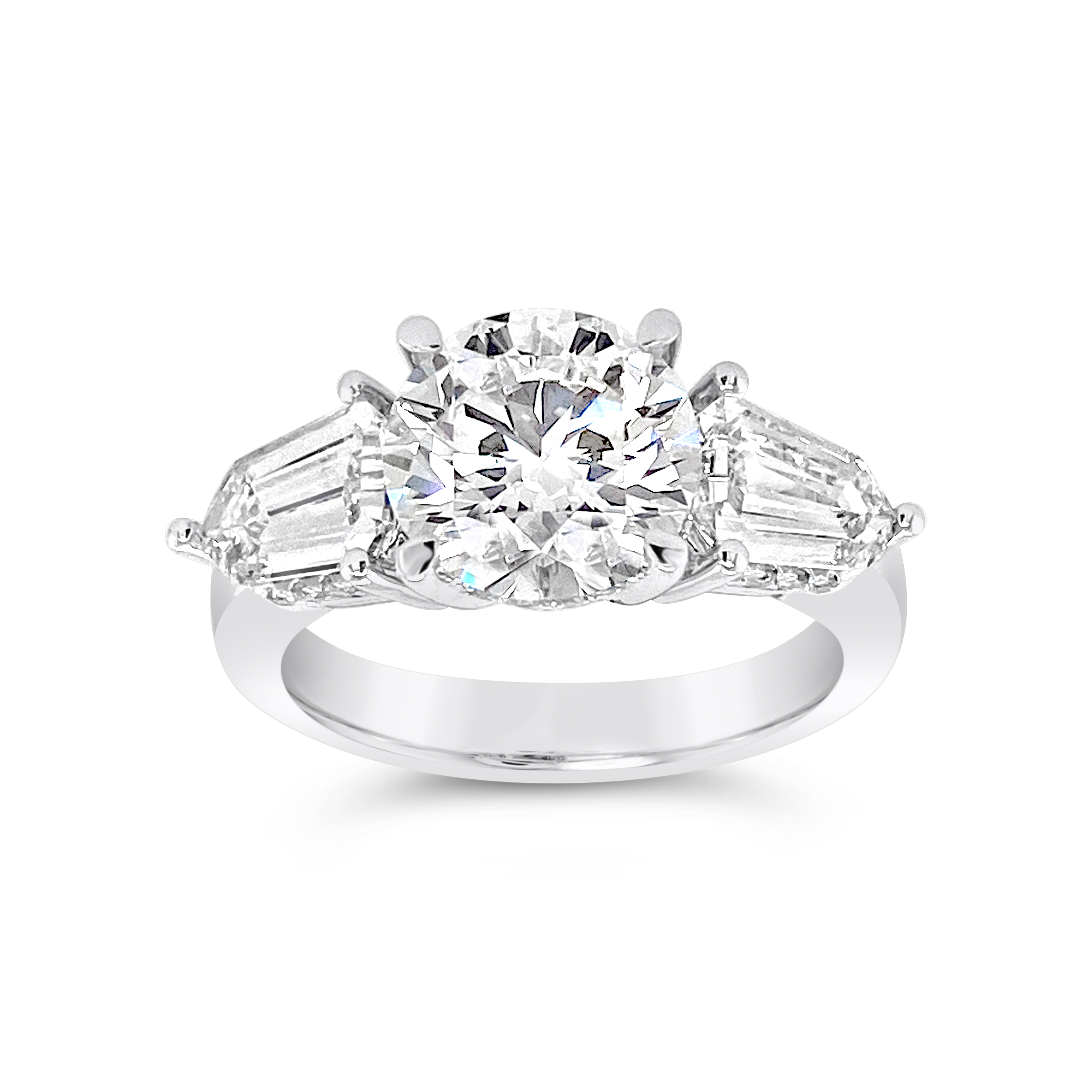 Yes by Martin Binder LAB-GROWN Three Stone Diamond Engagement Ring (4.11 ct. tw.)