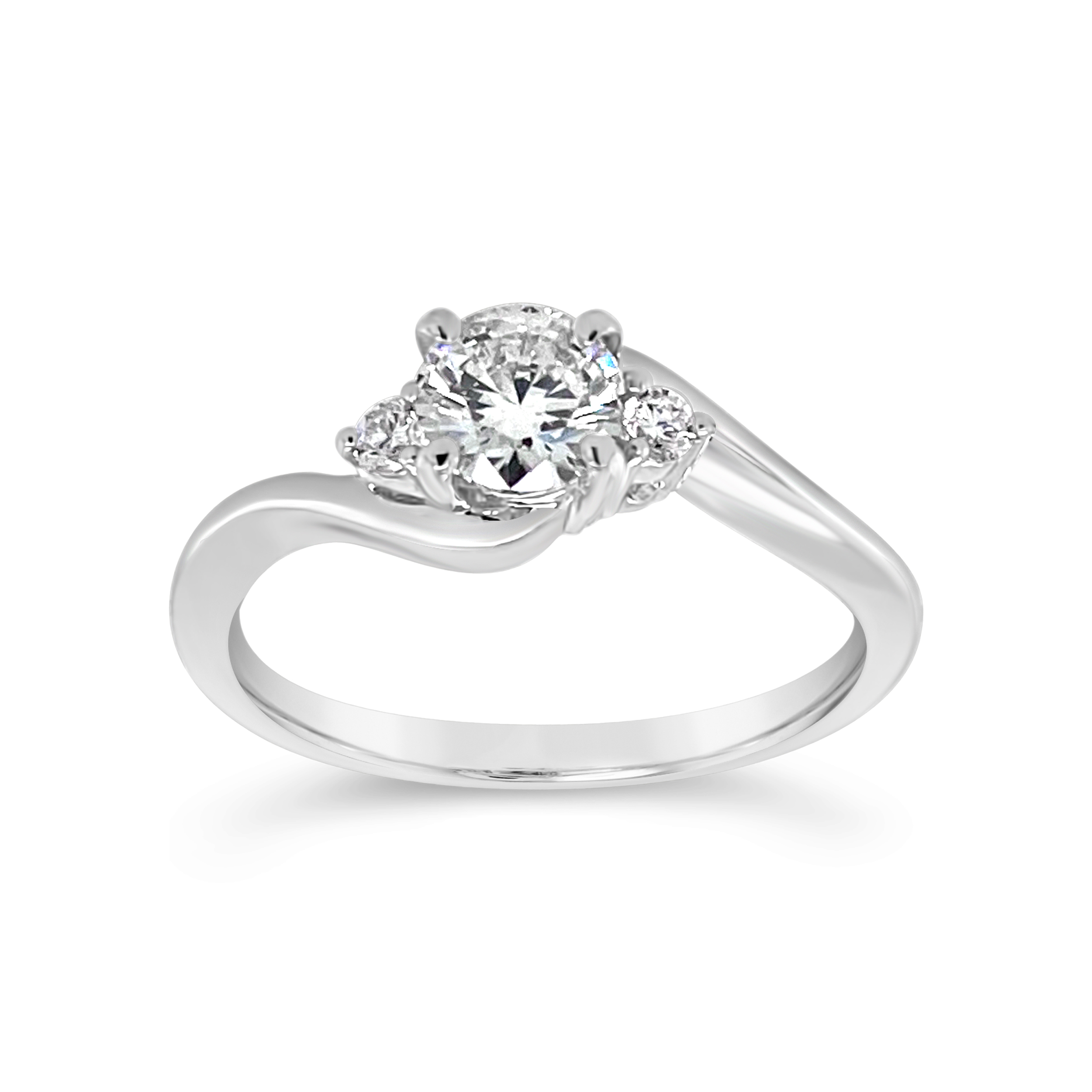 Yes by Martin Binder Three Stone Engagement Ring (0.58 ct. tw.)
