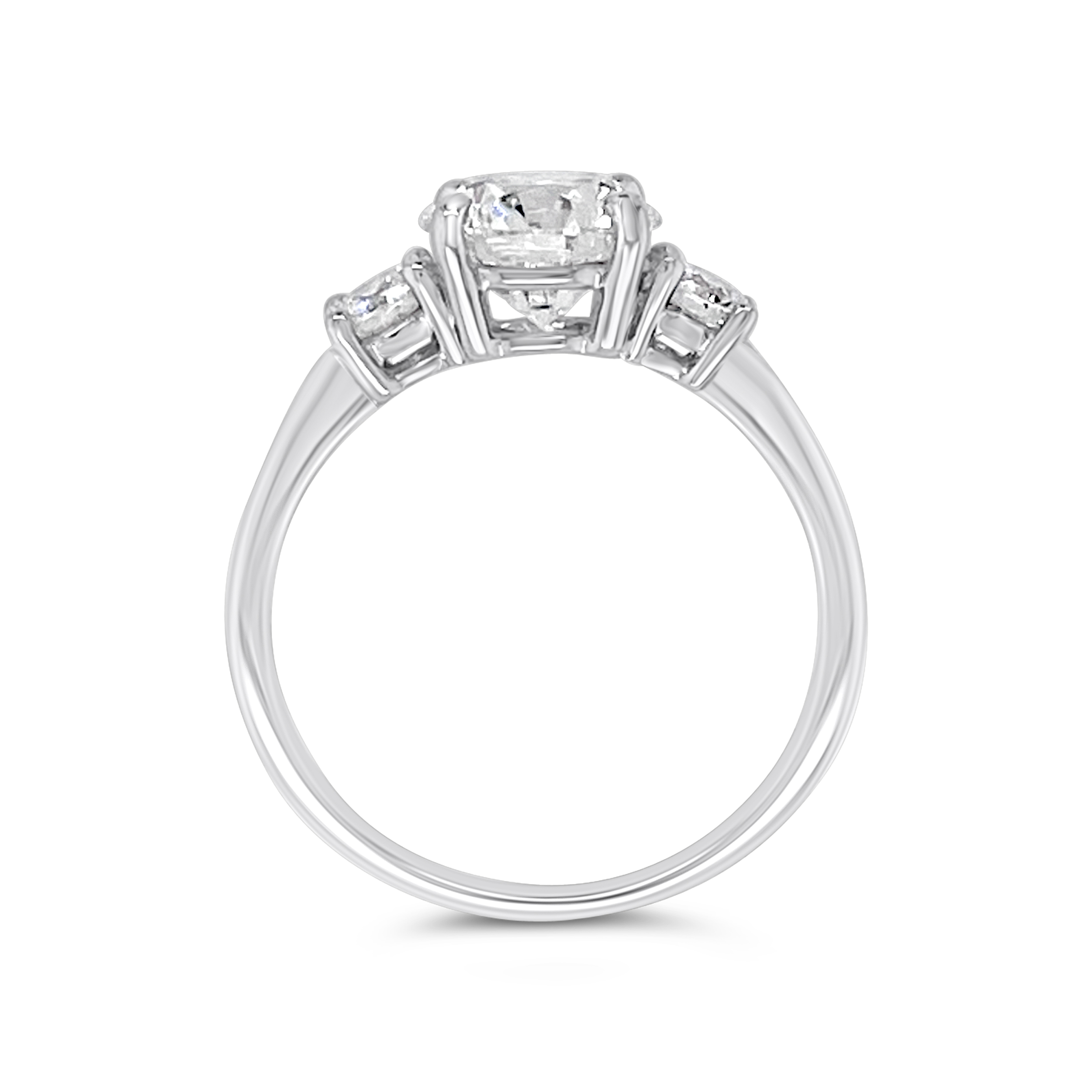 Yes By Martin Binder Three Stone Diamond Engagement Ring (1.87 Ct. Tw.)