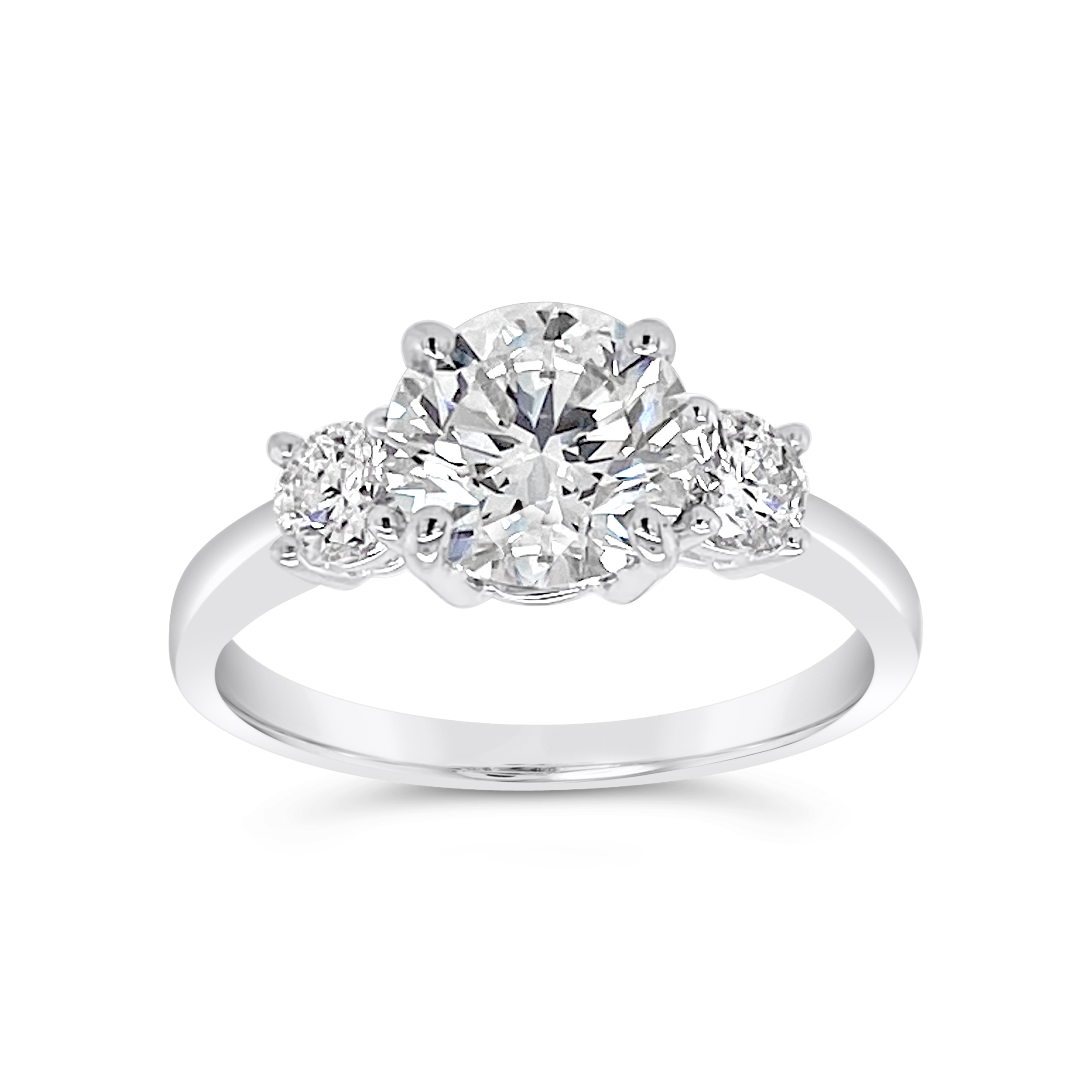 Yes By Martin Binder Three Stone Diamond Engagement Ring (1.87 Ct. Tw.)