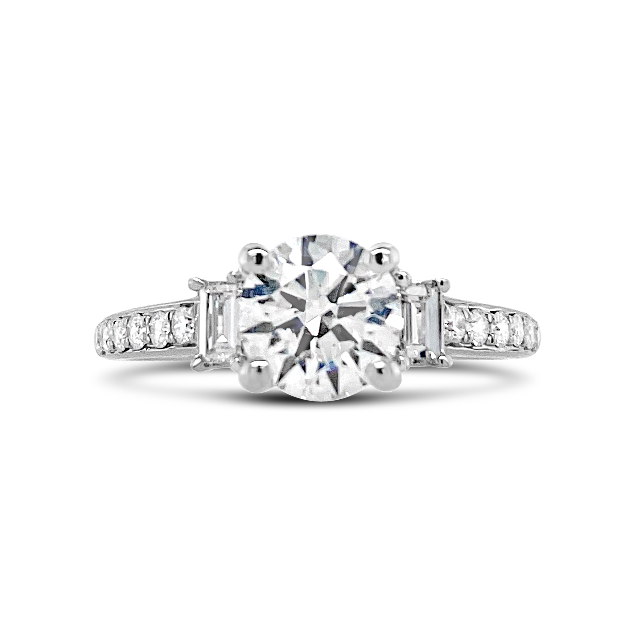 Yes By Martin Binder Three Stone Diamond Engagement Ring (1.36 Ct. Tw.)