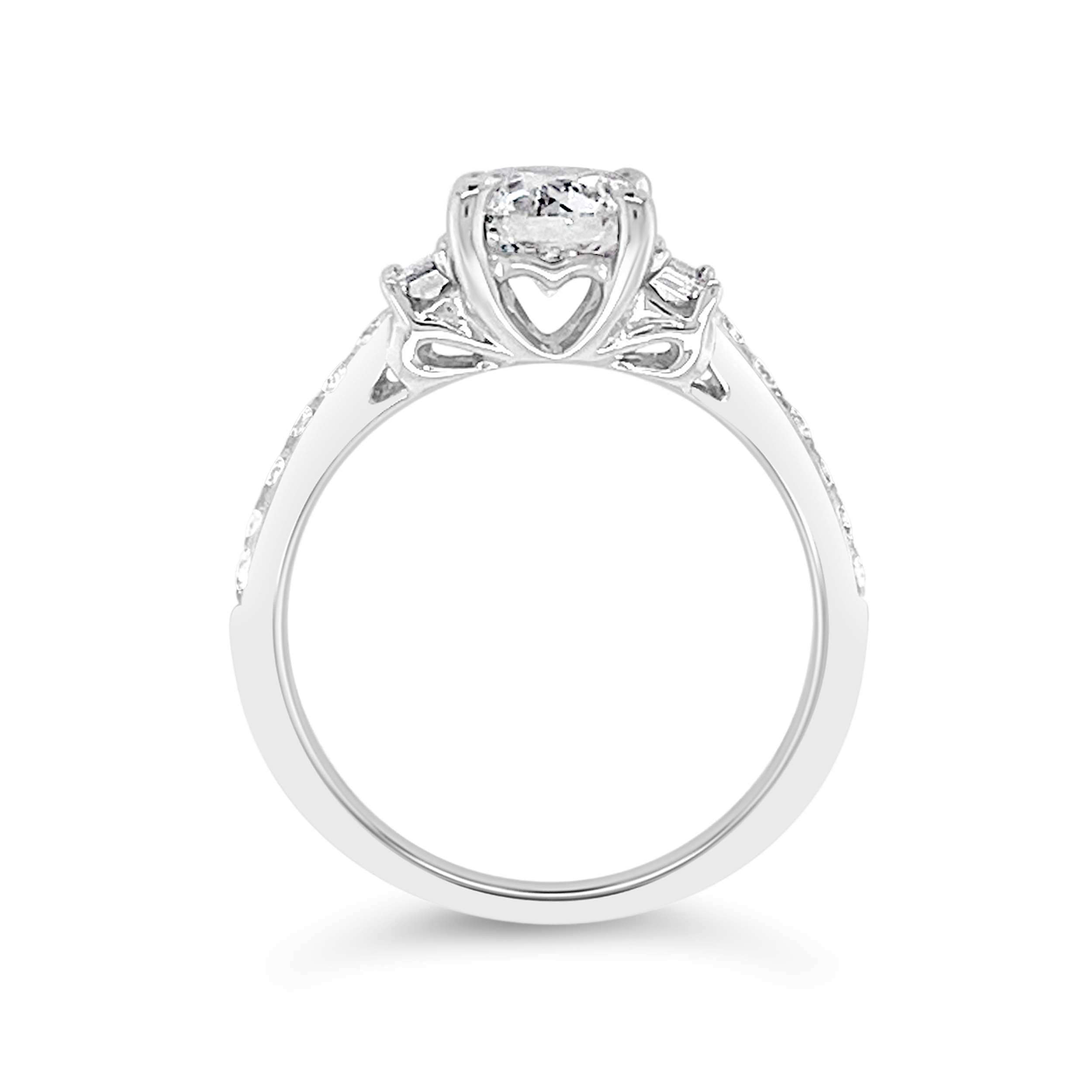Yes By Martin Binder Three Stone Diamond Engagement Ring (1.36 Ct. Tw.)