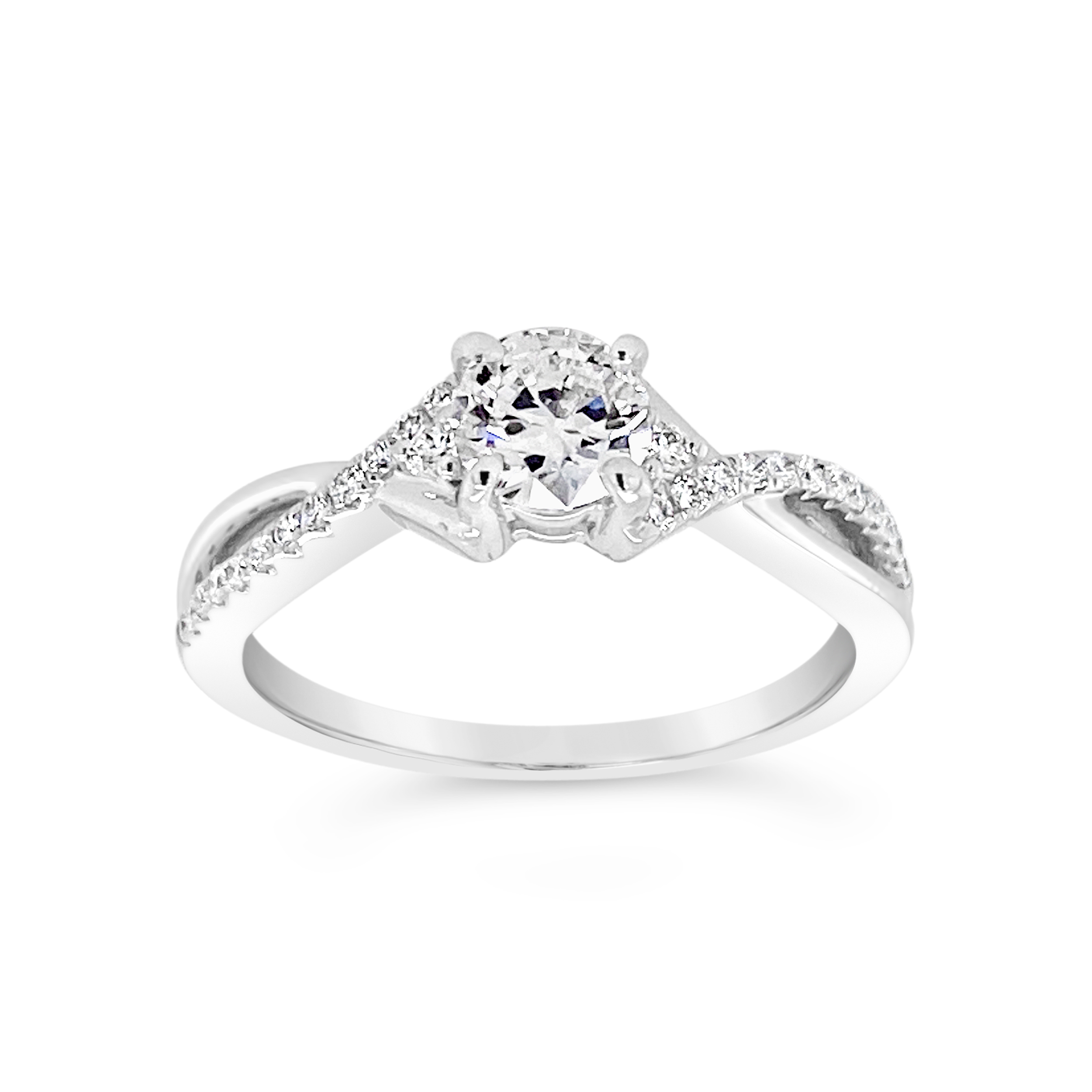 Yes By Martin Binder Twist Diamond Engagement Ring (0.62 Ct. Tw.)