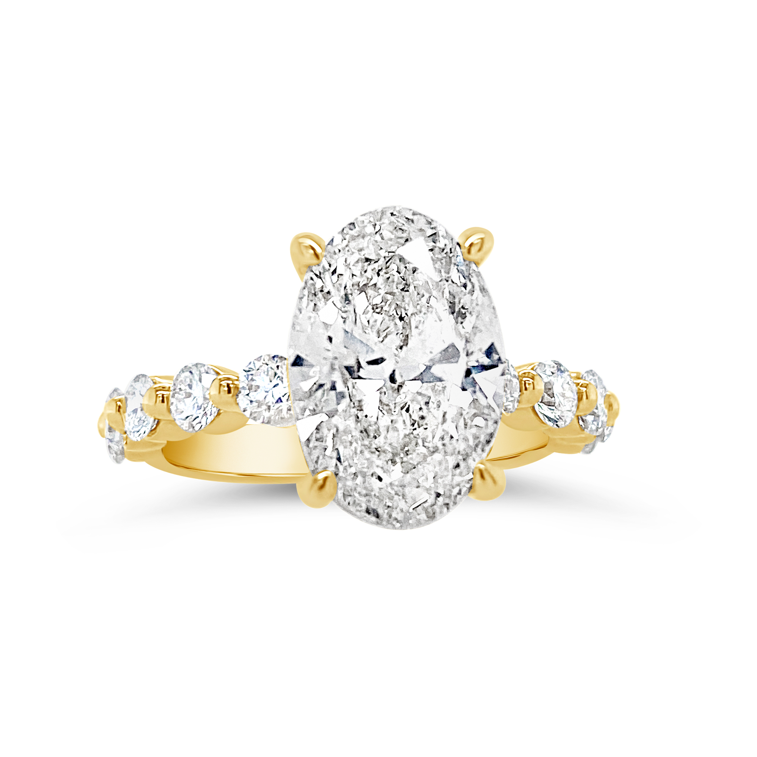 Yes By Martin Binder Oval Diamond Engagement Ring (3.79 Ct. Tw.)